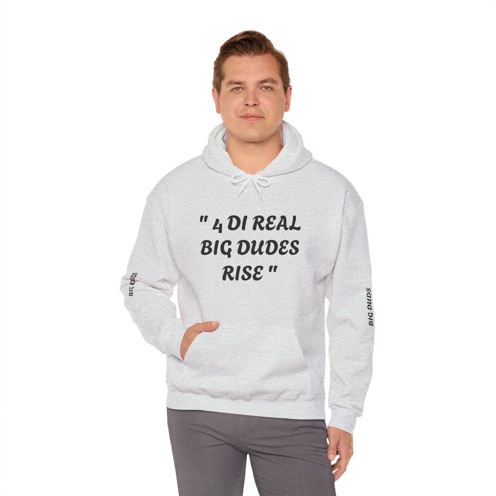 4 Di Real Big Dudes Rise Unisex Heavy Blend™ Hooded Sweatshirt - Zion Legend Fashions