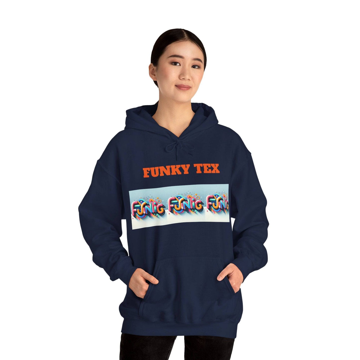 Funky Tex Unisex Heavy Blend™ Hooded Sweatshirt - Zion Legend Fashions