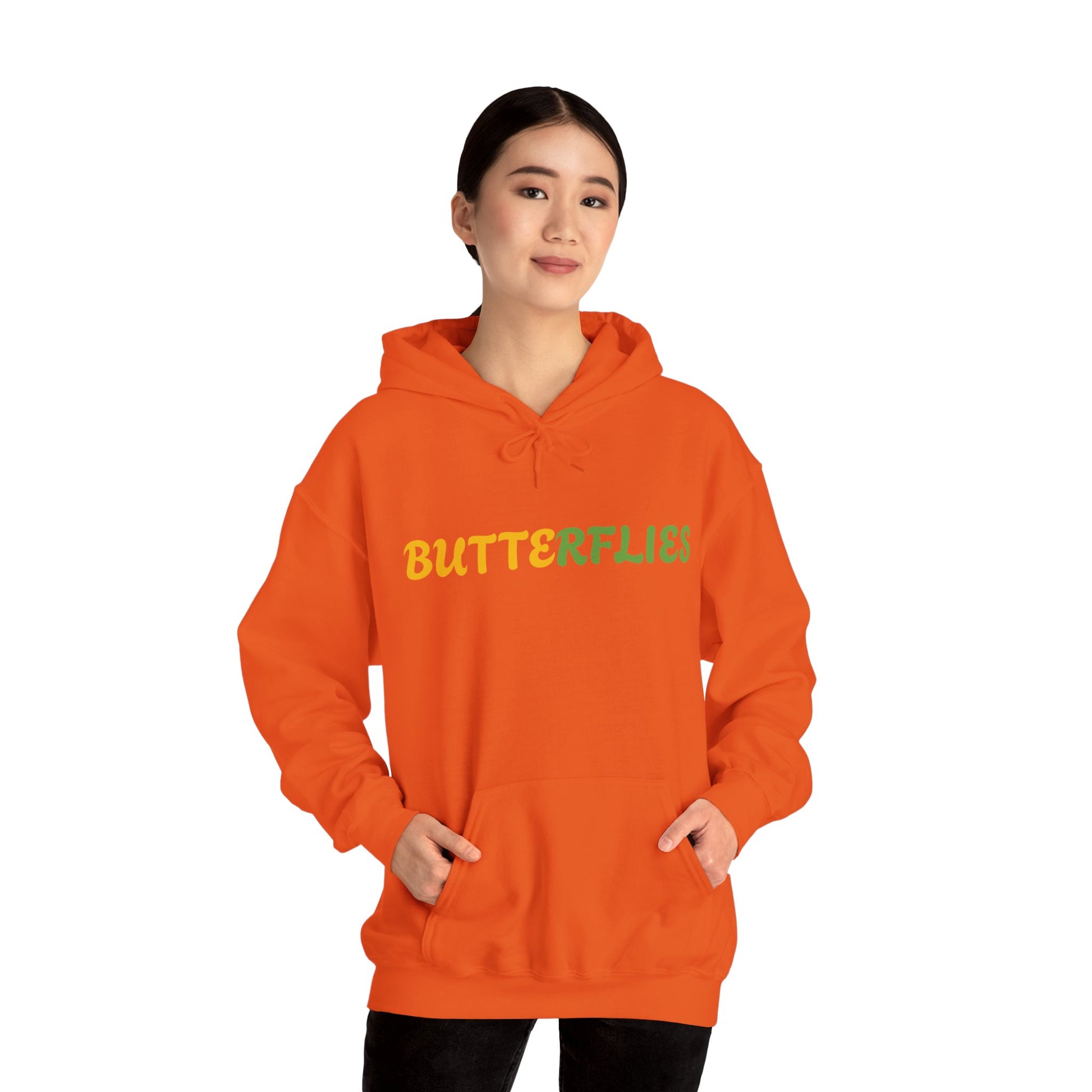 Butterflies Unisex Heavy Blend™ Hooded Sweatshirt - Zion Legend Fashions