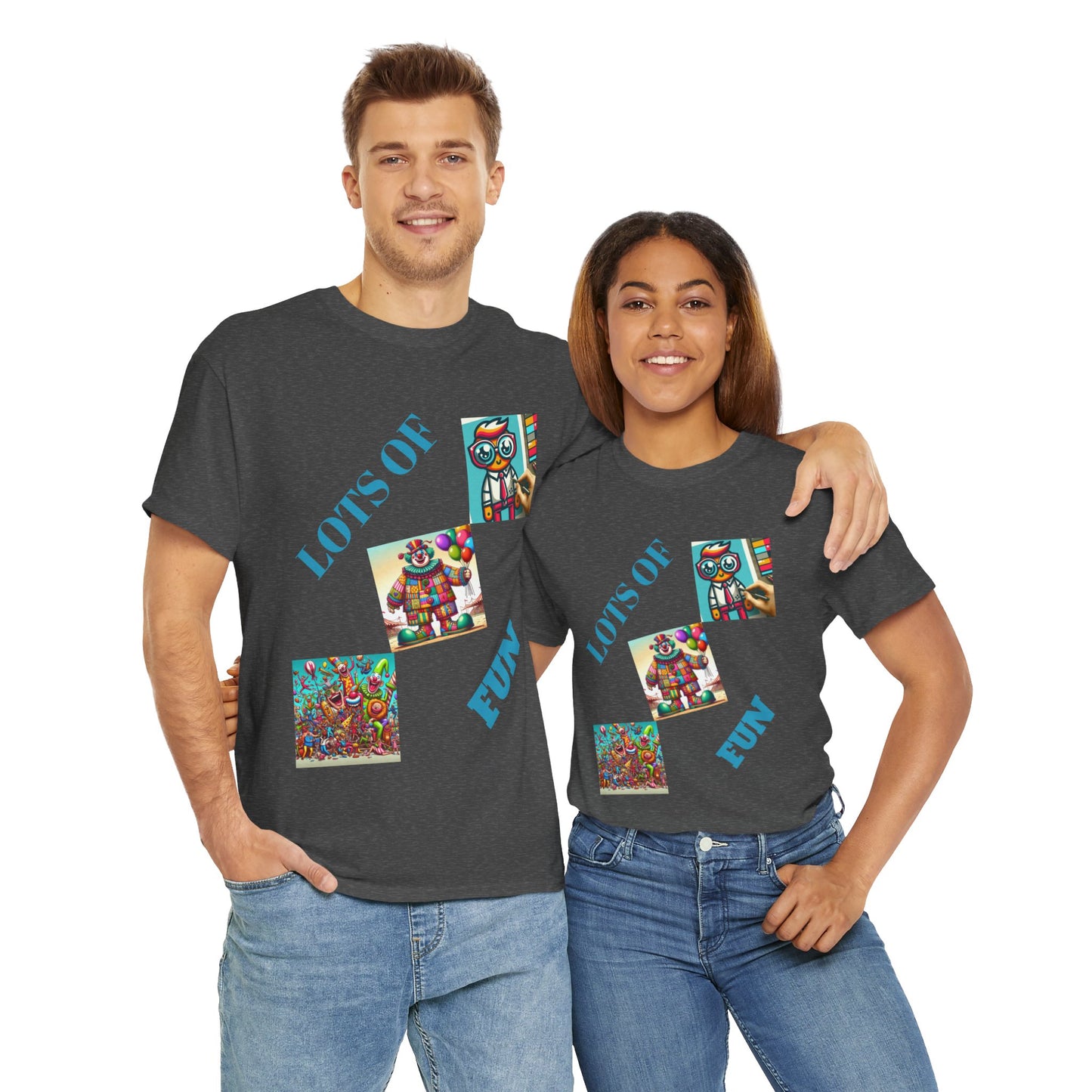 Lots of Fun Unisex  Heavy US Cotton T-Shirt - Zion Legend Fashions