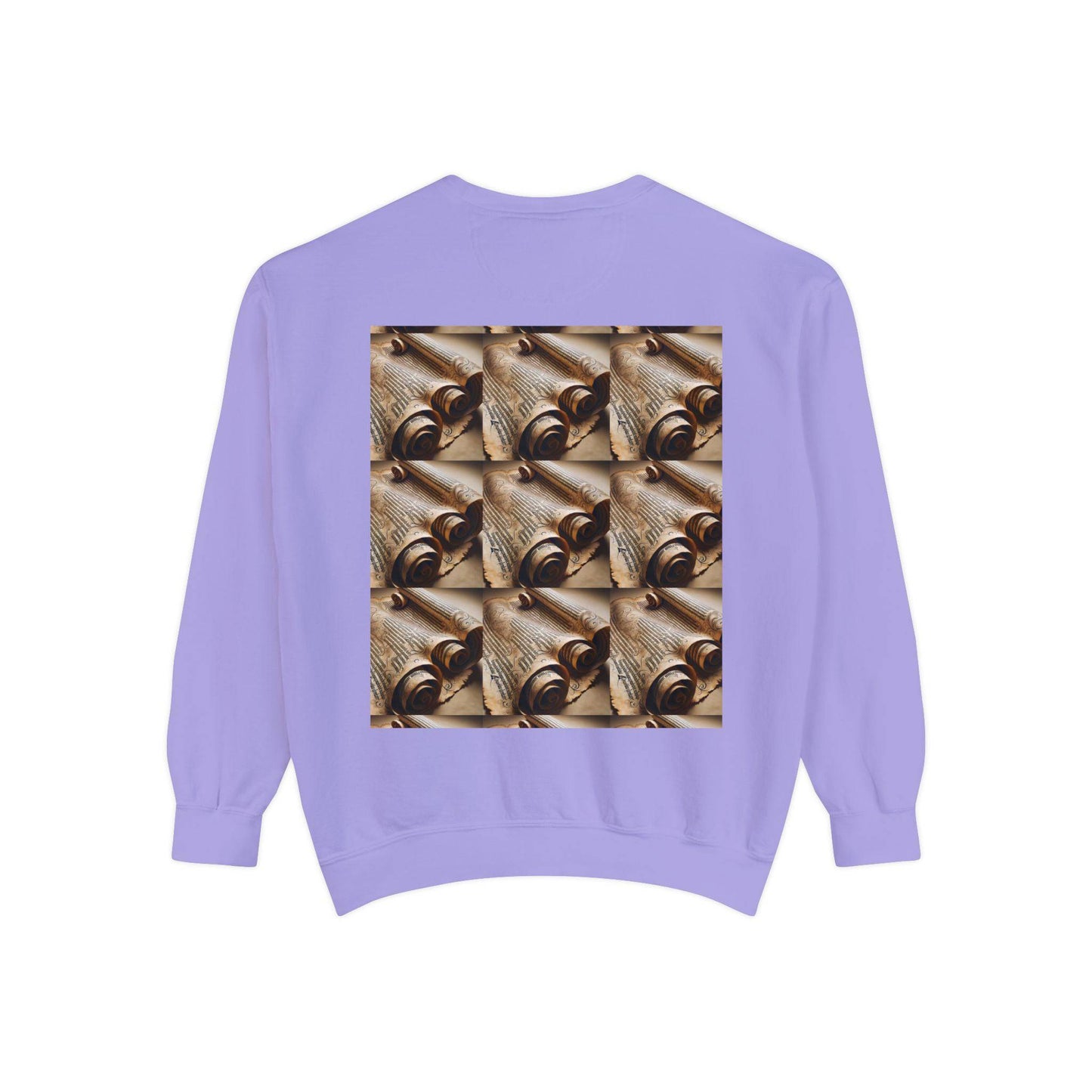 Scroll Unisex Garment-Dyed Sweatshirt - Zion Legend Fashions