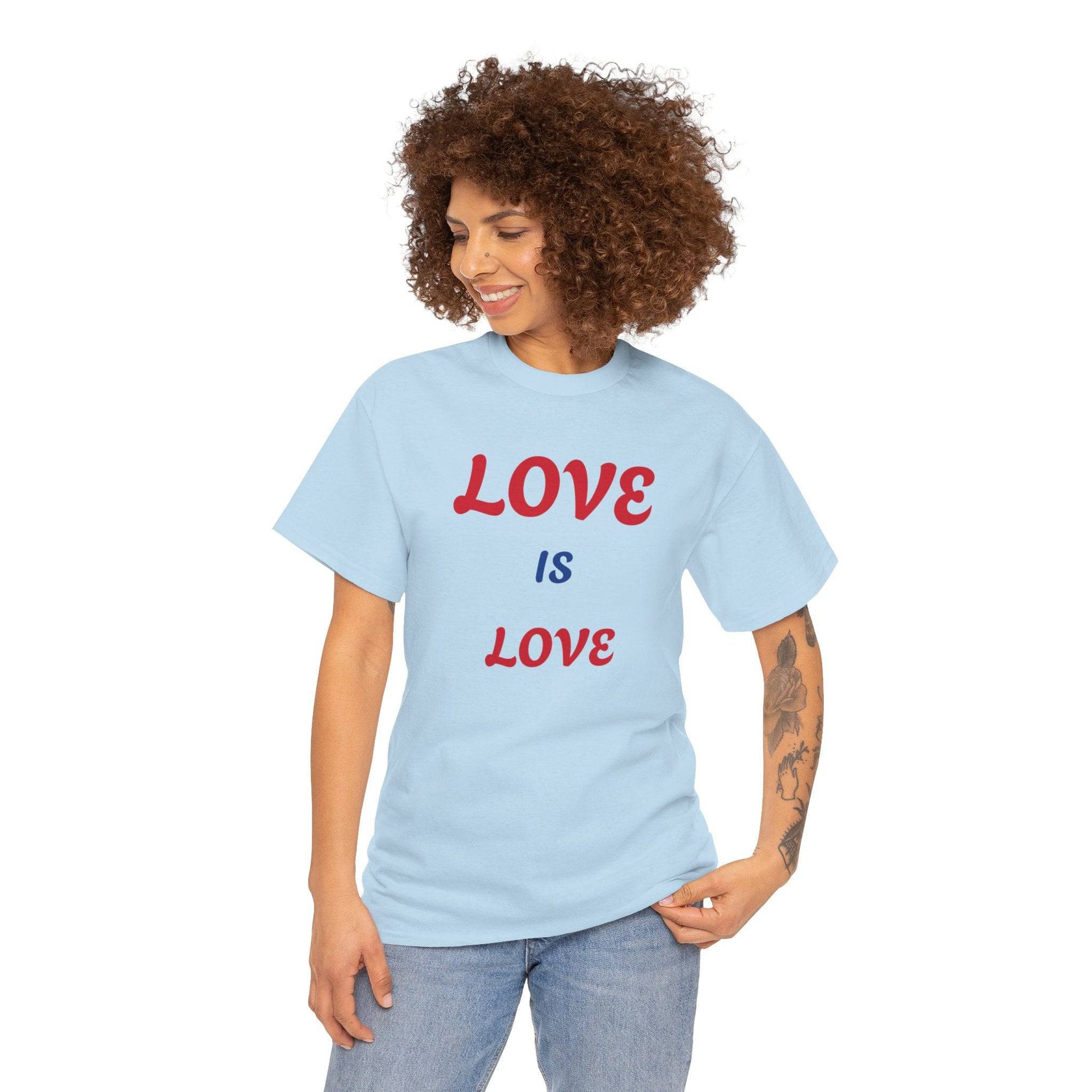 Love is Love  Heavy Cotton Tee - Zion Legend Fashions