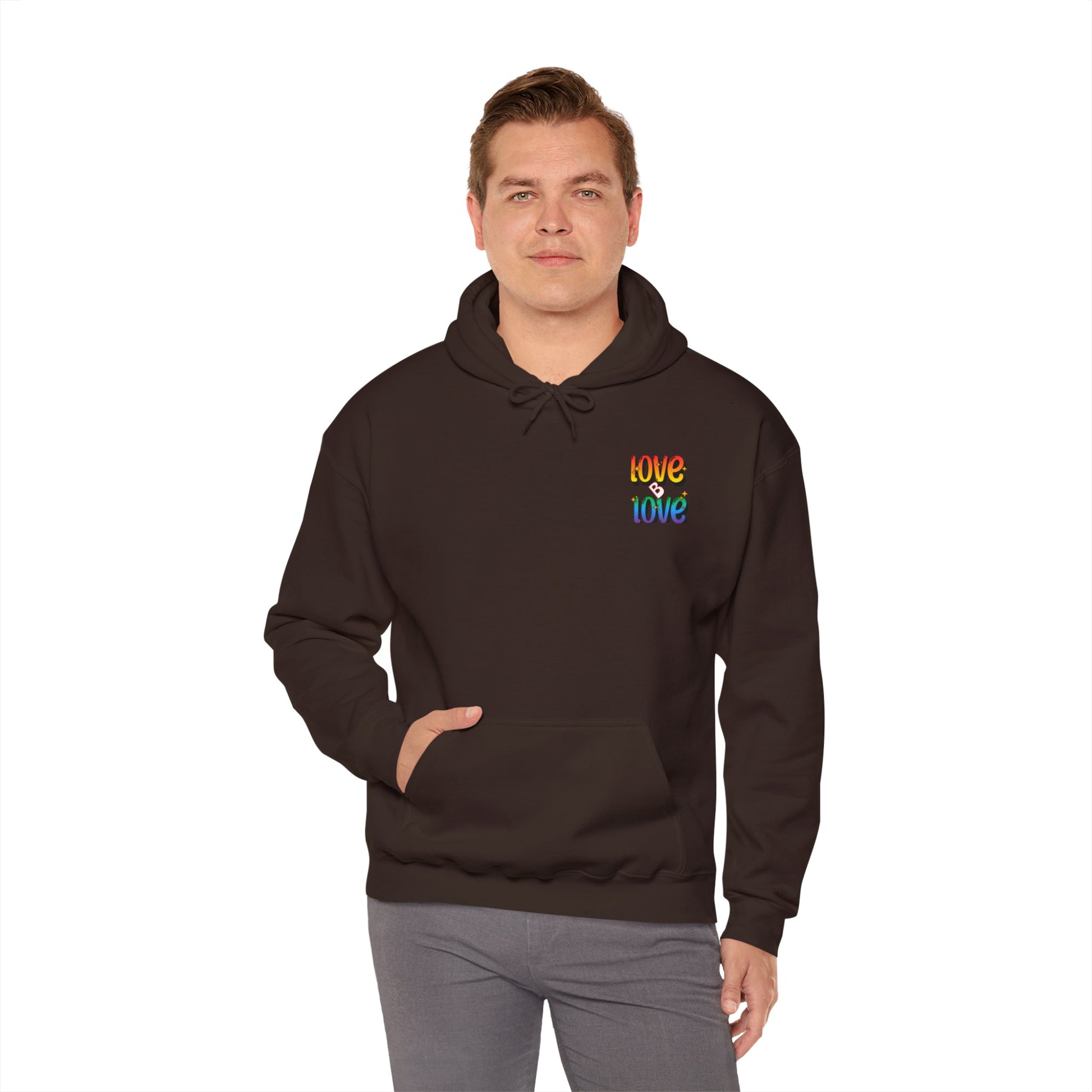 Love B Love  Vibrant colourful Unisex Heavy Hoodies sweatshirt - Zion Legend Fashions