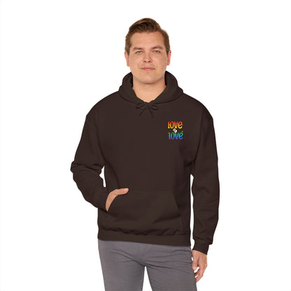 Love B Love  Vibrant colourful Unisex Heavy Hoodies sweatshirt - Zion Legend Fashions