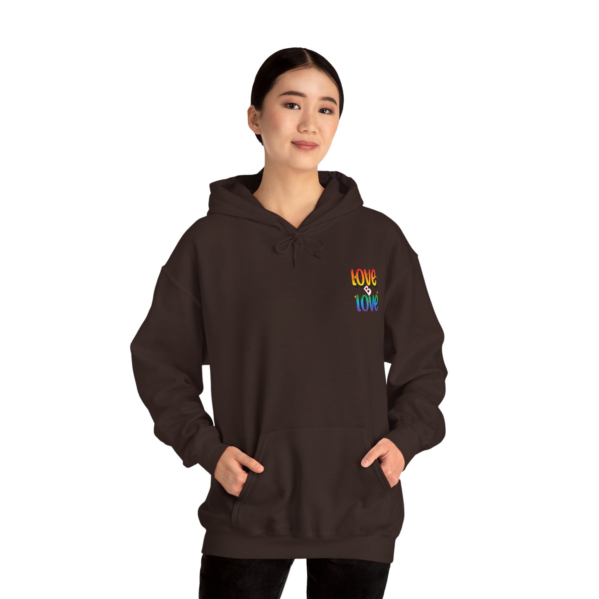 Love B Love  Vibrant colourful Unisex Heavy Hoodies sweatshirt - Zion Legend Fashions