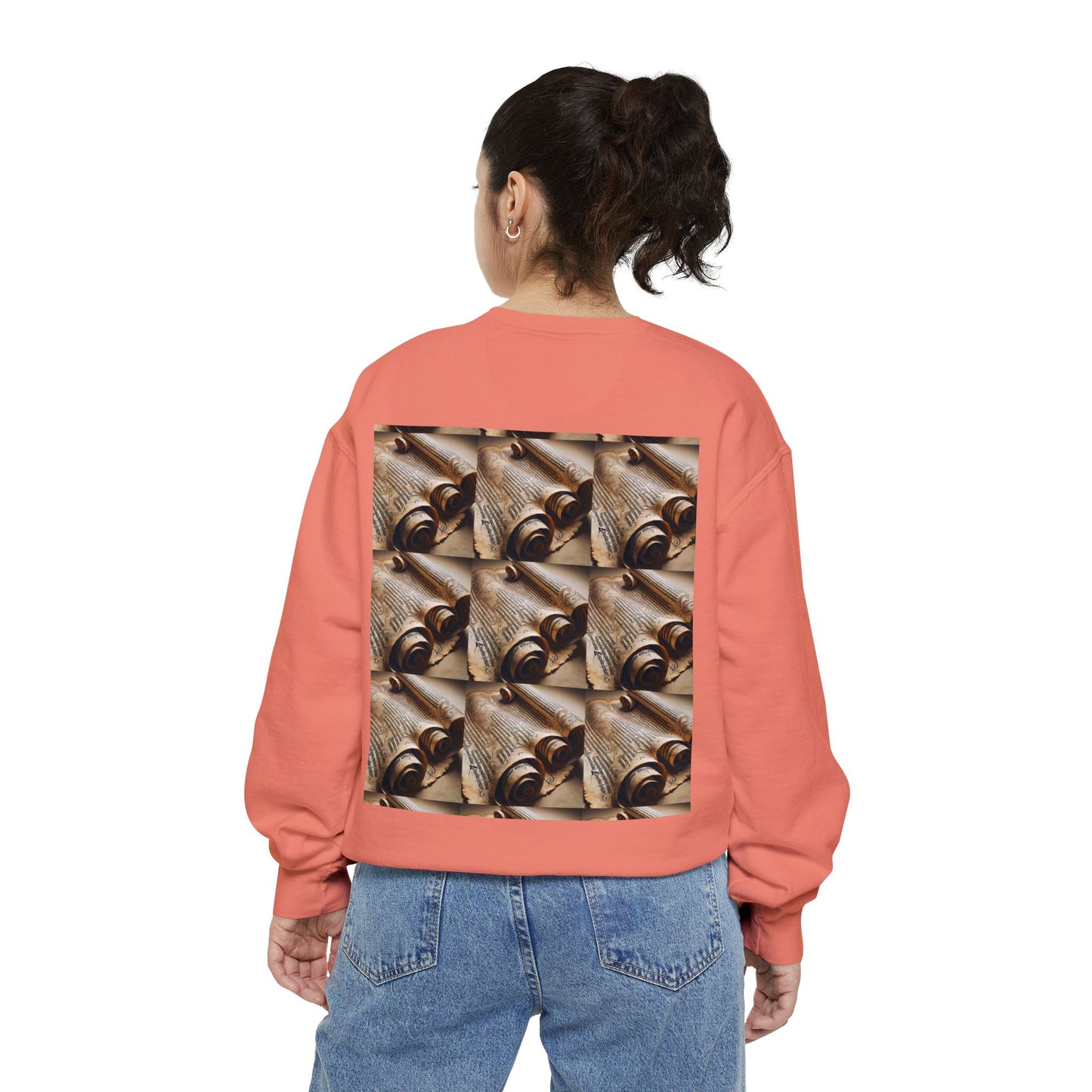 Scroll Unisex Garment-Dyed Sweatshirt - Zion Legend Fashions