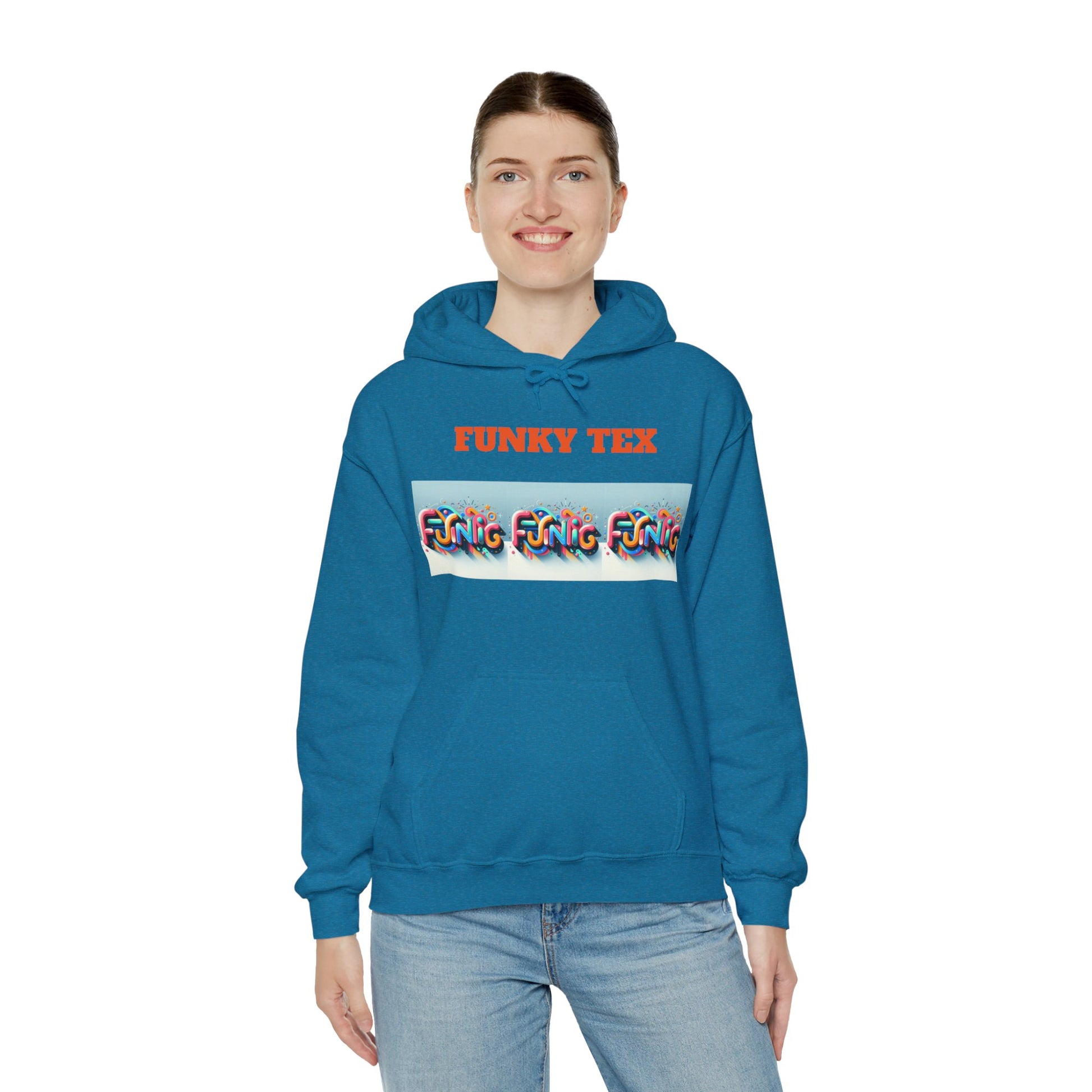 Funky Tex Unisex Heavy Blend™ Hooded Sweatshirt - Zion Legend Fashions