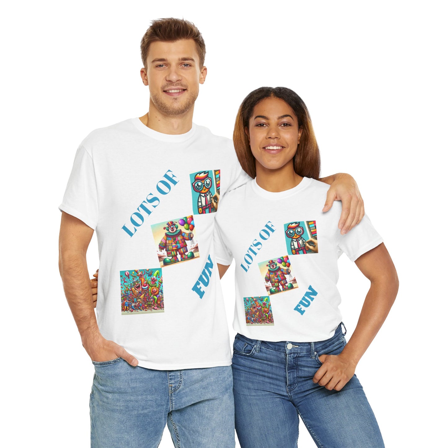 Lots of Fun Unisex  Heavy US Cotton T-Shirt - Zion Legend Fashions
