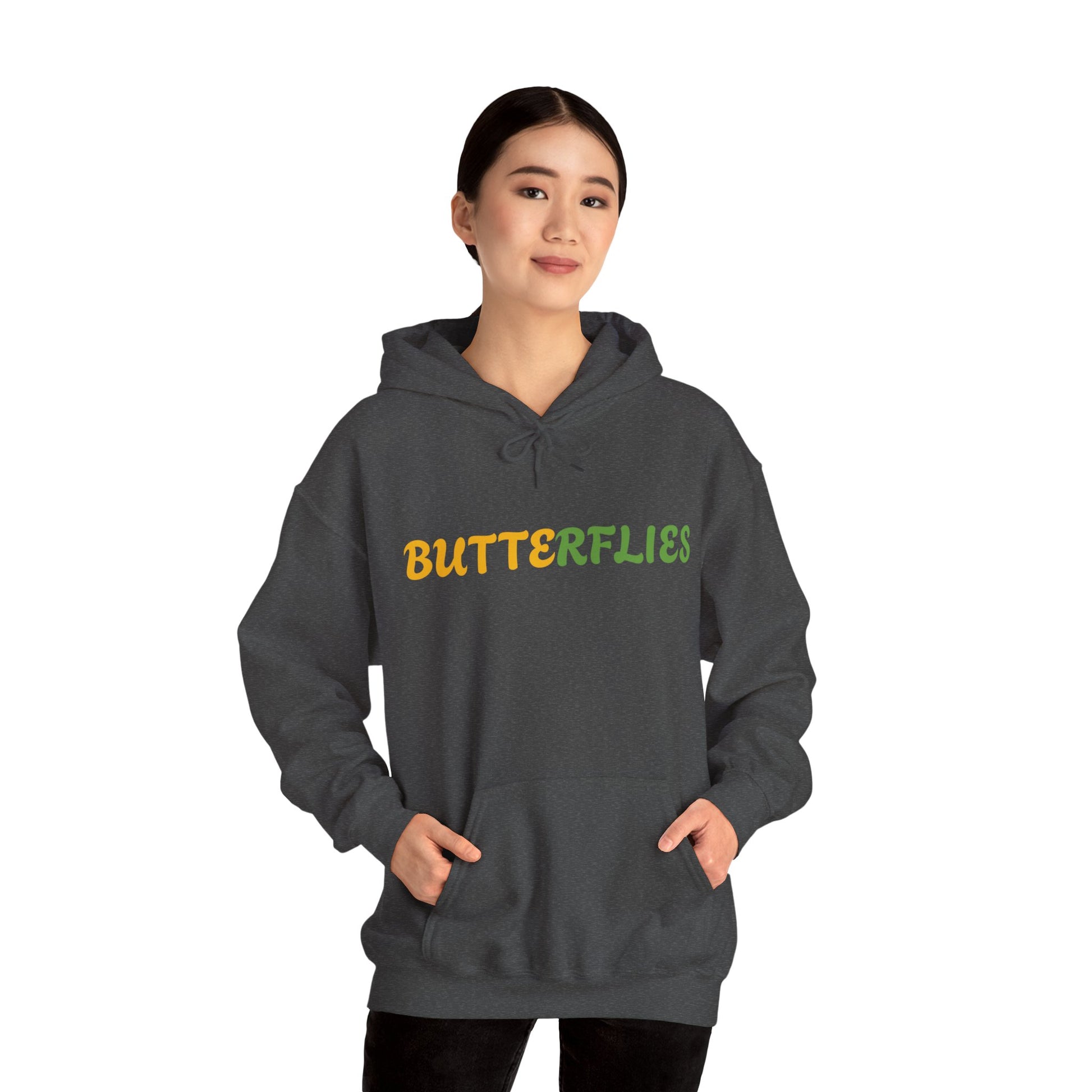 Butterflies Unisex Heavy Blend™ Hooded Sweatshirt - Zion Legend Fashions