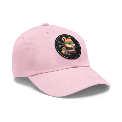 Tricky Mouse Dad Hat with Leather Patch (Round)  -  Available USA Only - Zion Legend Fashions