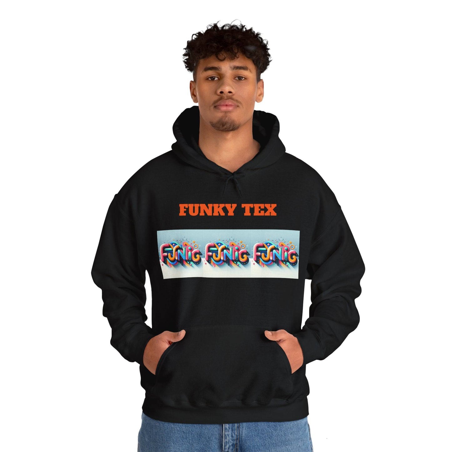 Funky Tex Unisex Heavy Blend™ Hooded Sweatshirt - Zion Legend Fashions