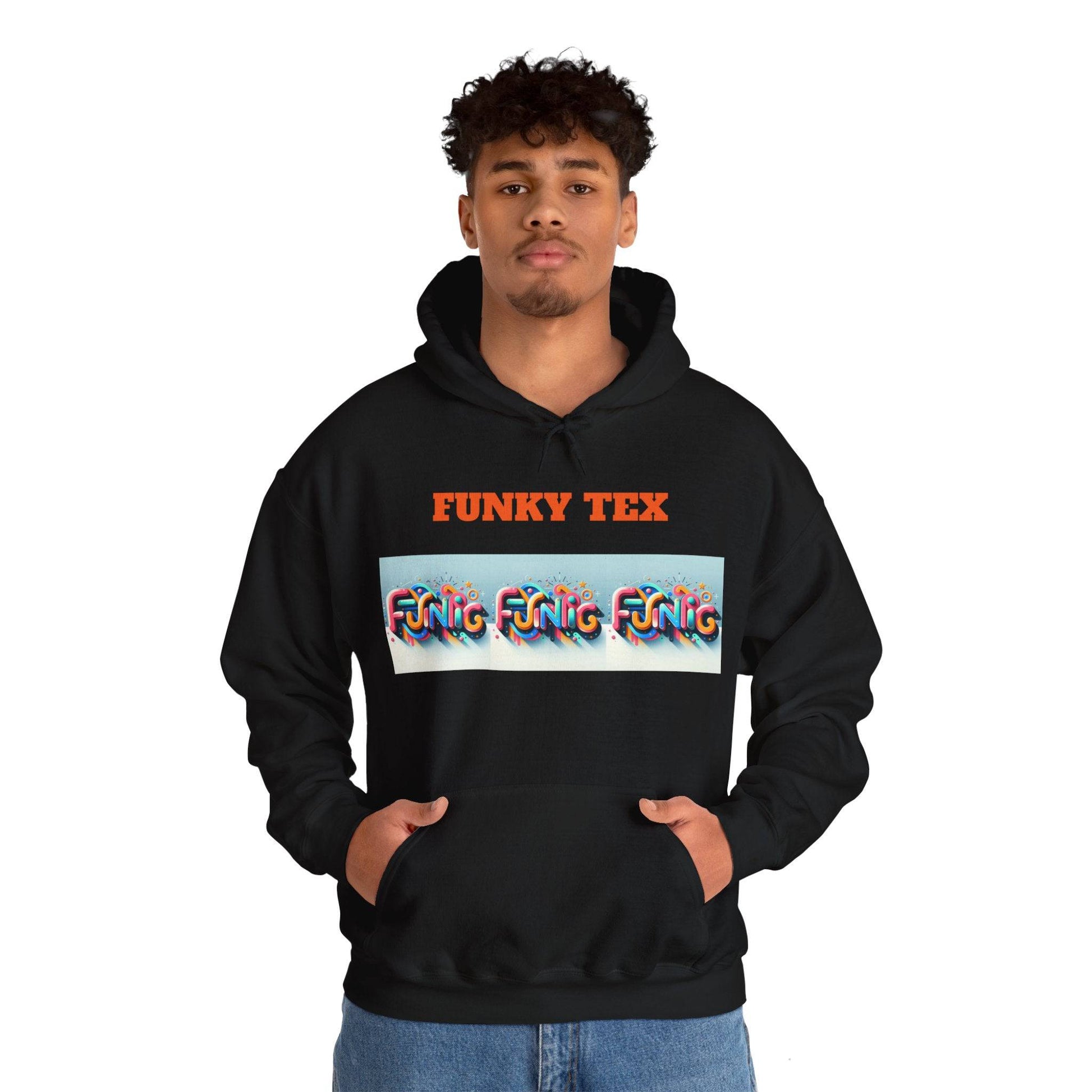Funky Tex Unisex Heavy Blend™ Hooded Sweatshirt - Zion Legend Fashions