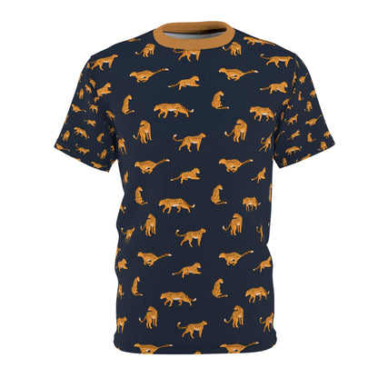 Leopard Unisex Cut & Sew Tee  -  Shipped from United States - Zion Legend Fashions