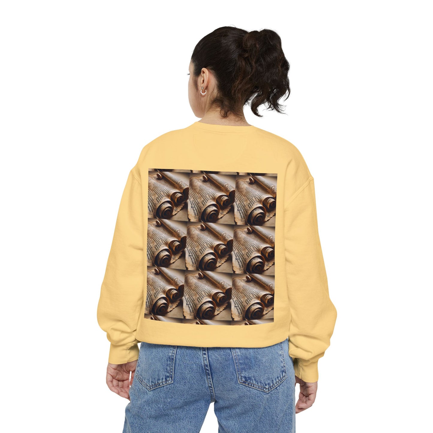Scroll Unisex Garment-Dyed Sweatshirt - Zion Legend Fashions