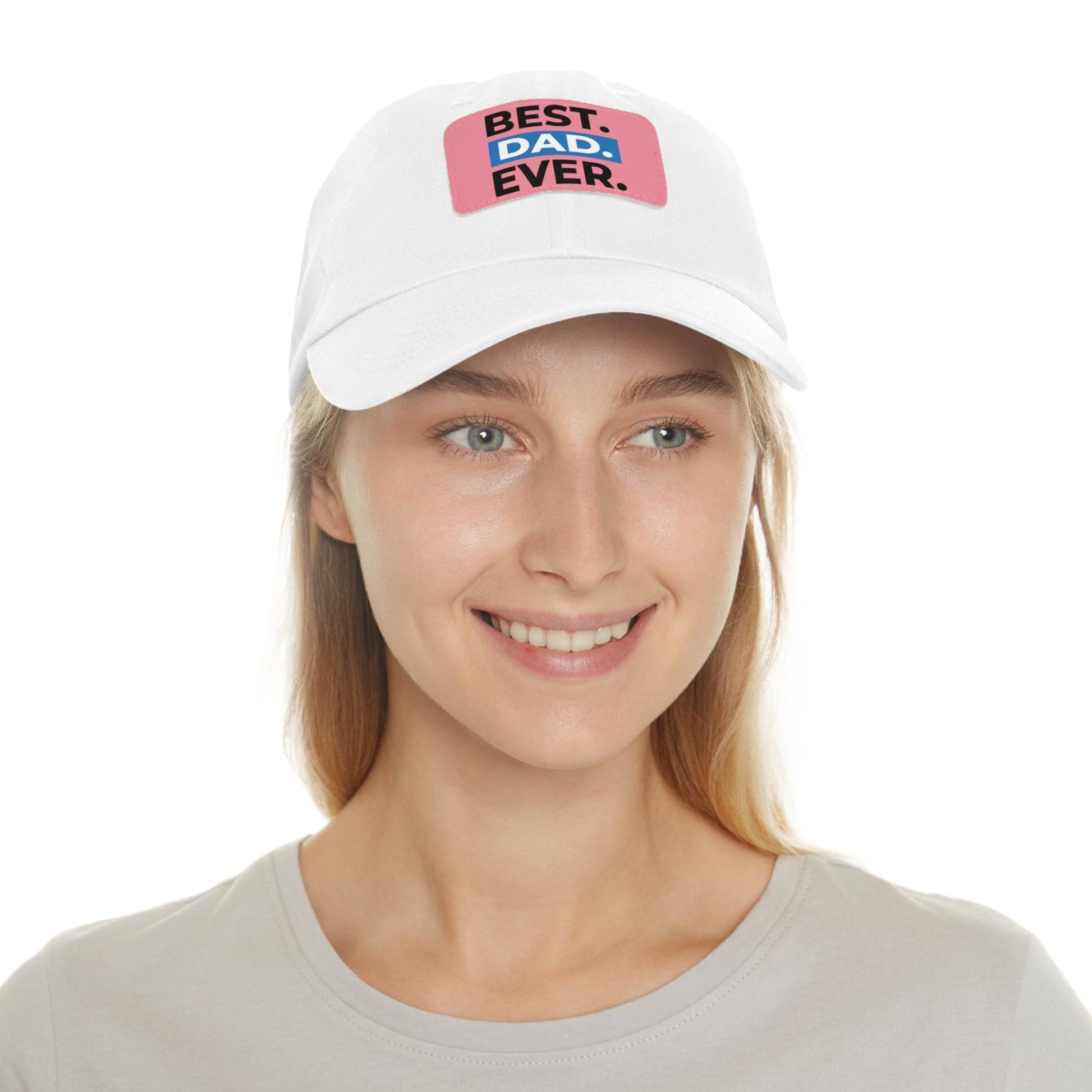 Dad Hat with Leather Patch (Rectangle)  -  Available USA Only - Zion Legend Fashions