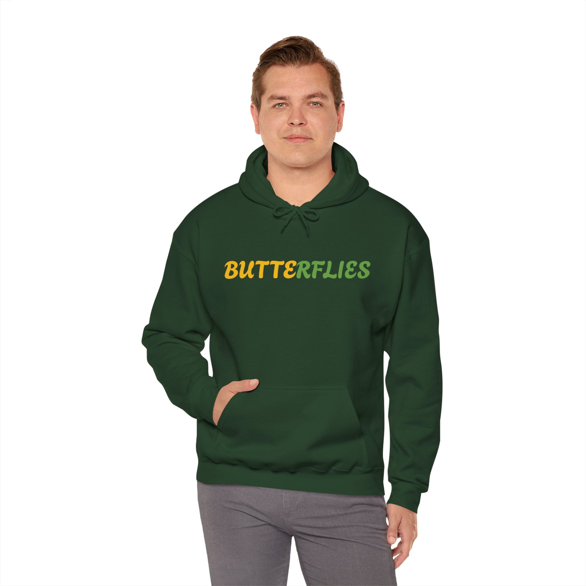 Butterflies Unisex Heavy Blend™ Hooded Sweatshirt - Zion Legend Fashions
