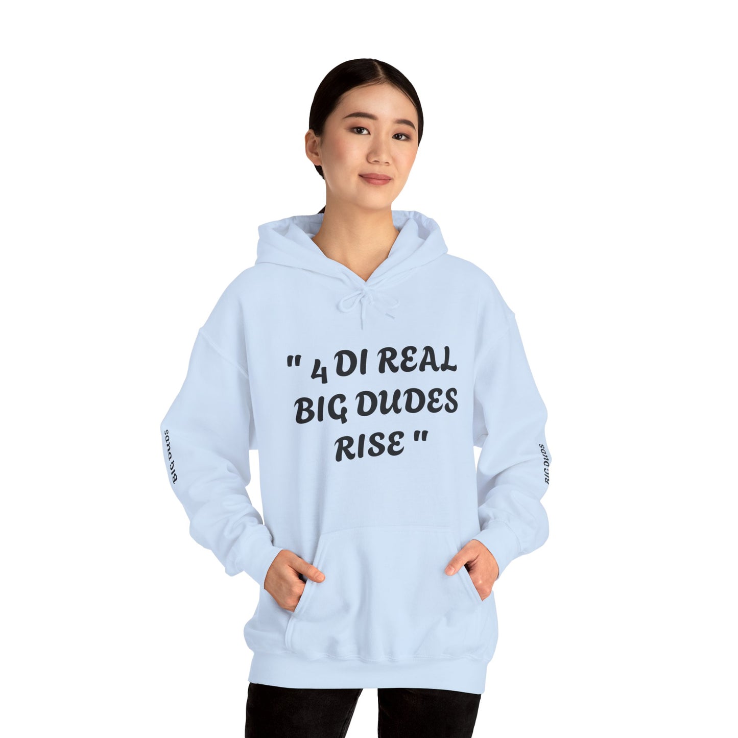 4 Di Real Big Dudes Rise Unisex Heavy Blend™ Hooded Sweatshirt - Zion Legend Fashions