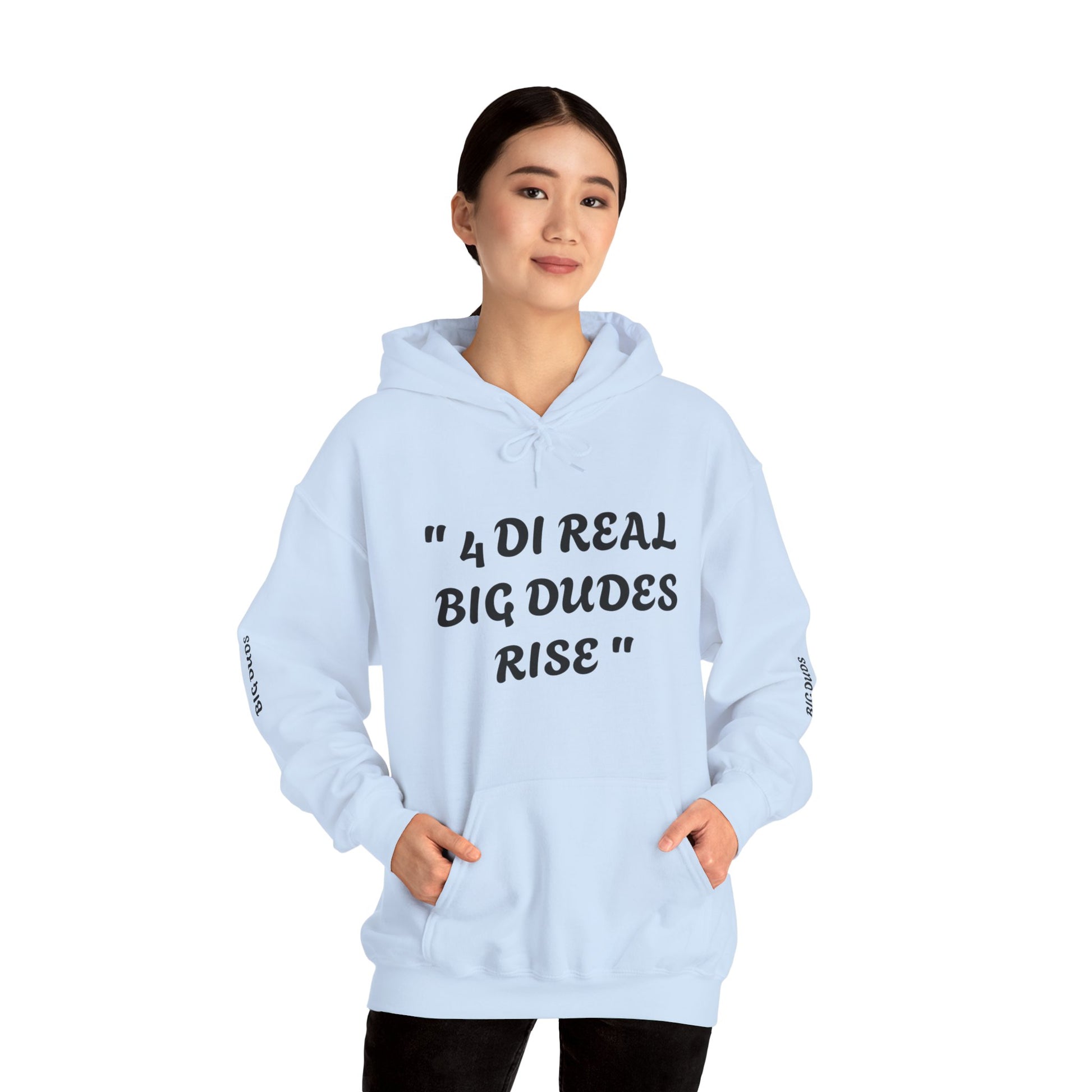 4 Di Real Big Dudes Rise Unisex Heavy Blend™ Hooded Sweatshirt - Zion Legend Fashions