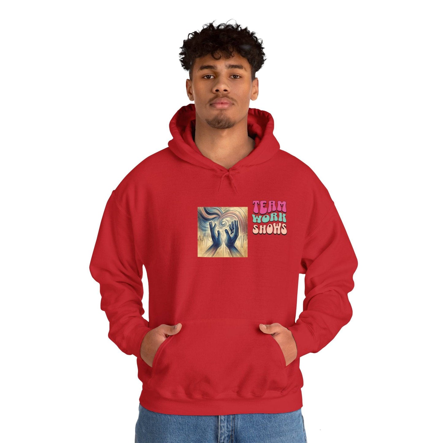 Team Work Unisex Heavy Blend™ Hooded Sweatshirt - Zion Legend Fashions