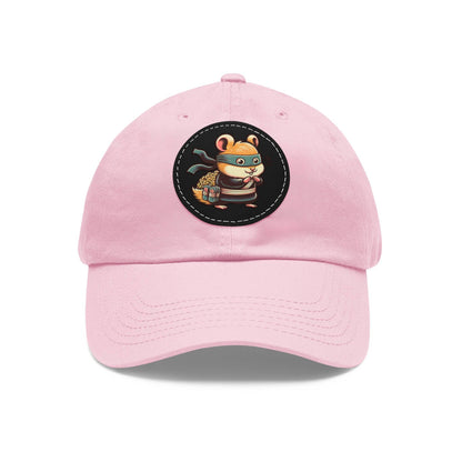 Tricky Mouse Dad Hat with Leather Patch (Round)  -  Available USA Only - Zion Legend Fashions