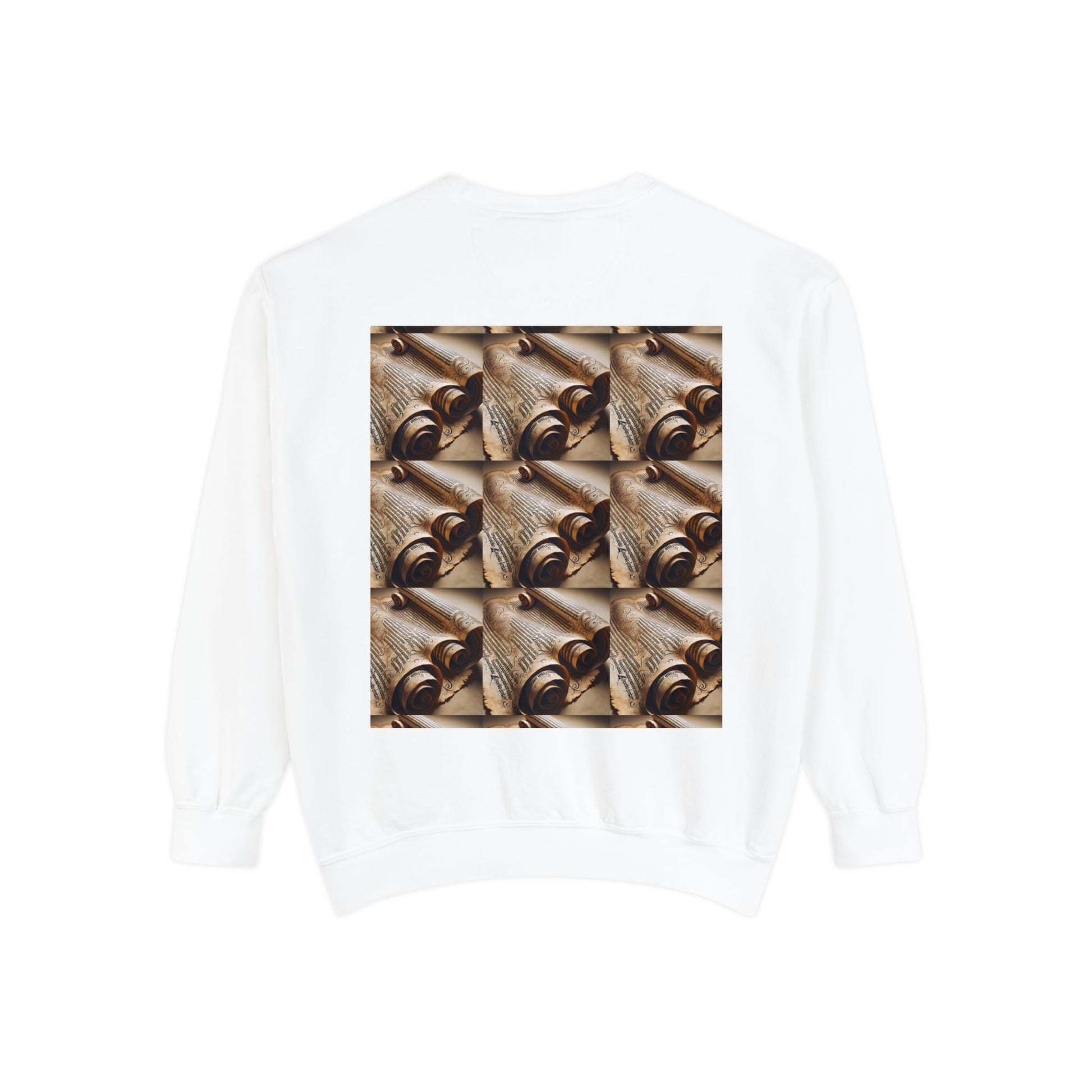 Scroll Unisex Garment-Dyed Sweatshirt - Zion Legend Fashions