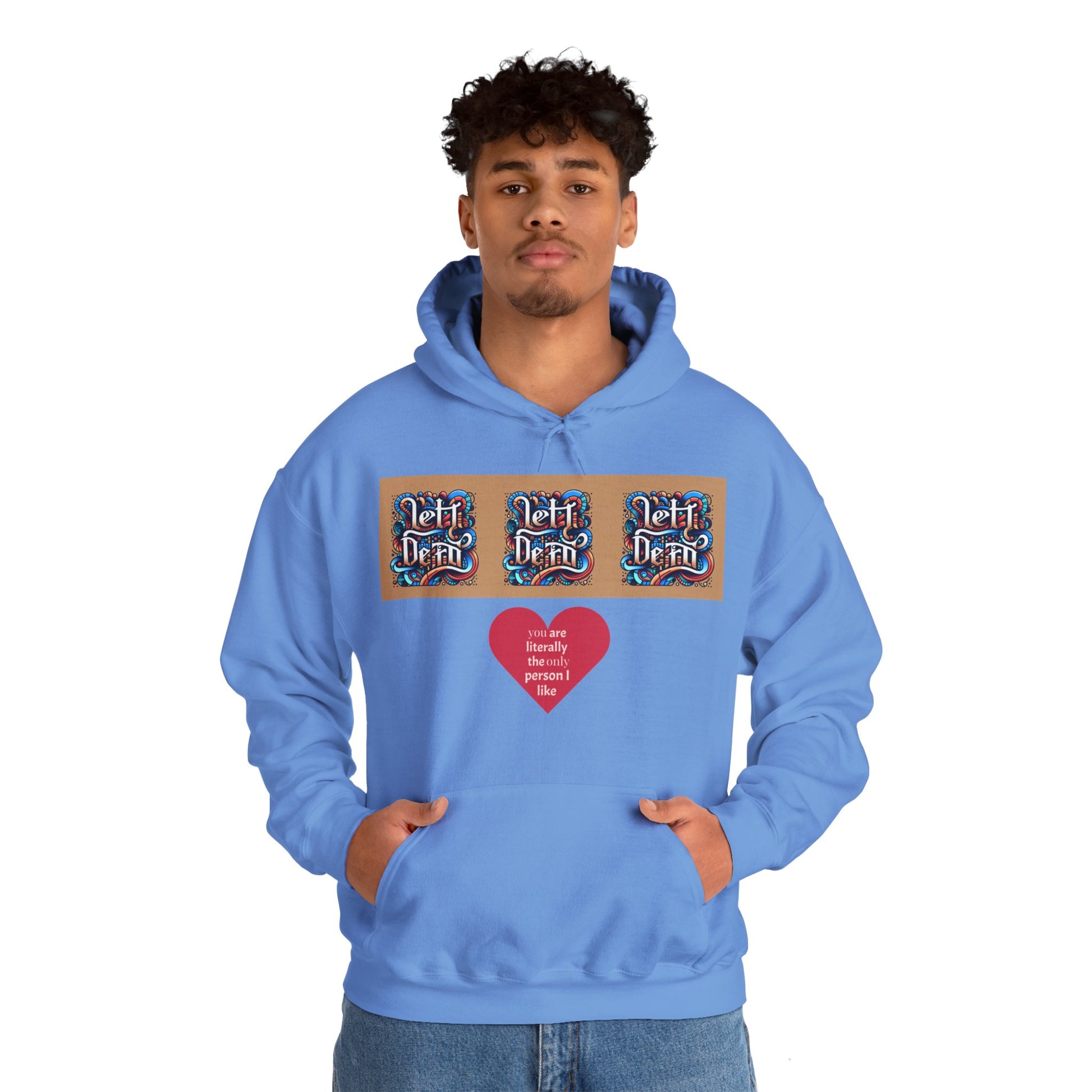 Funky Lett Unisex Heavy Blend™ Hooded Sweatshirt - Zion Legend Fashions
