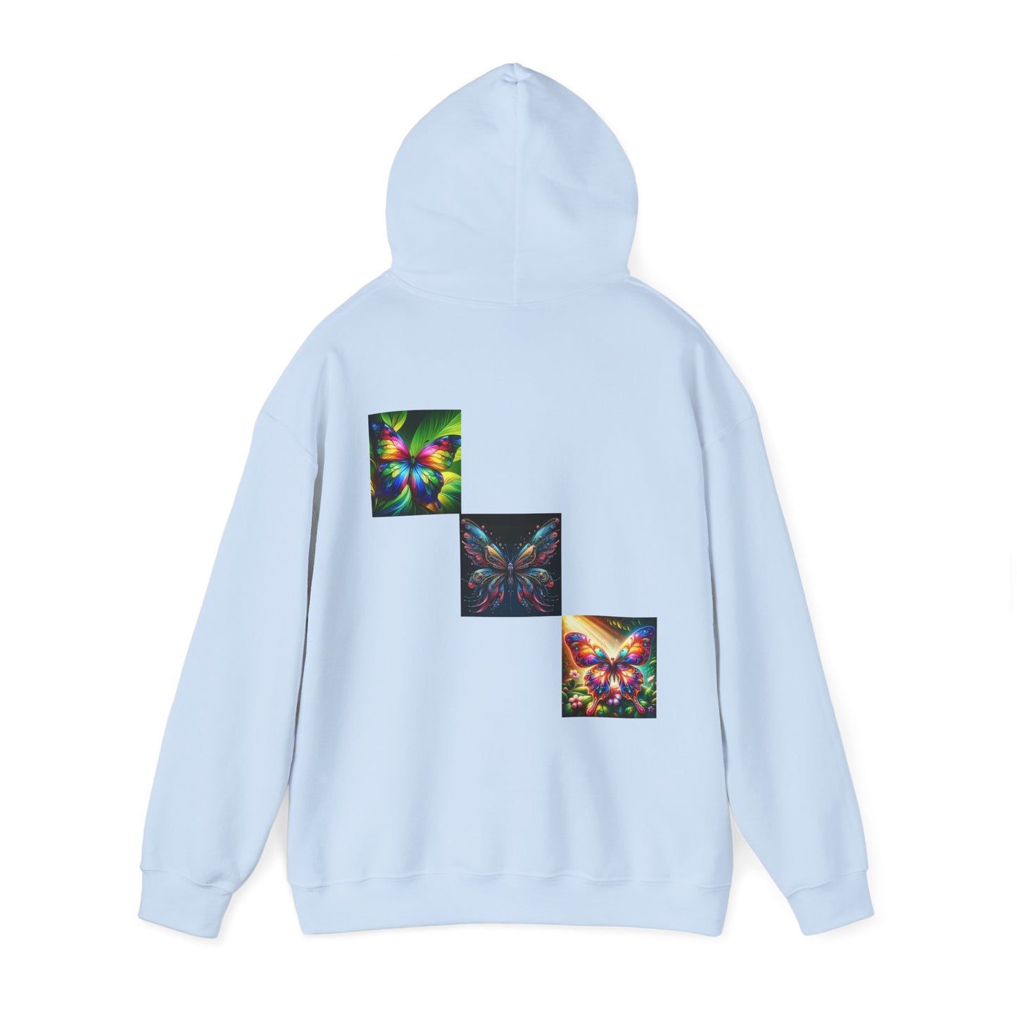 Butterflies Unisex Heavy Blend™ Hooded Sweatshirt - Zion Legend Fashions