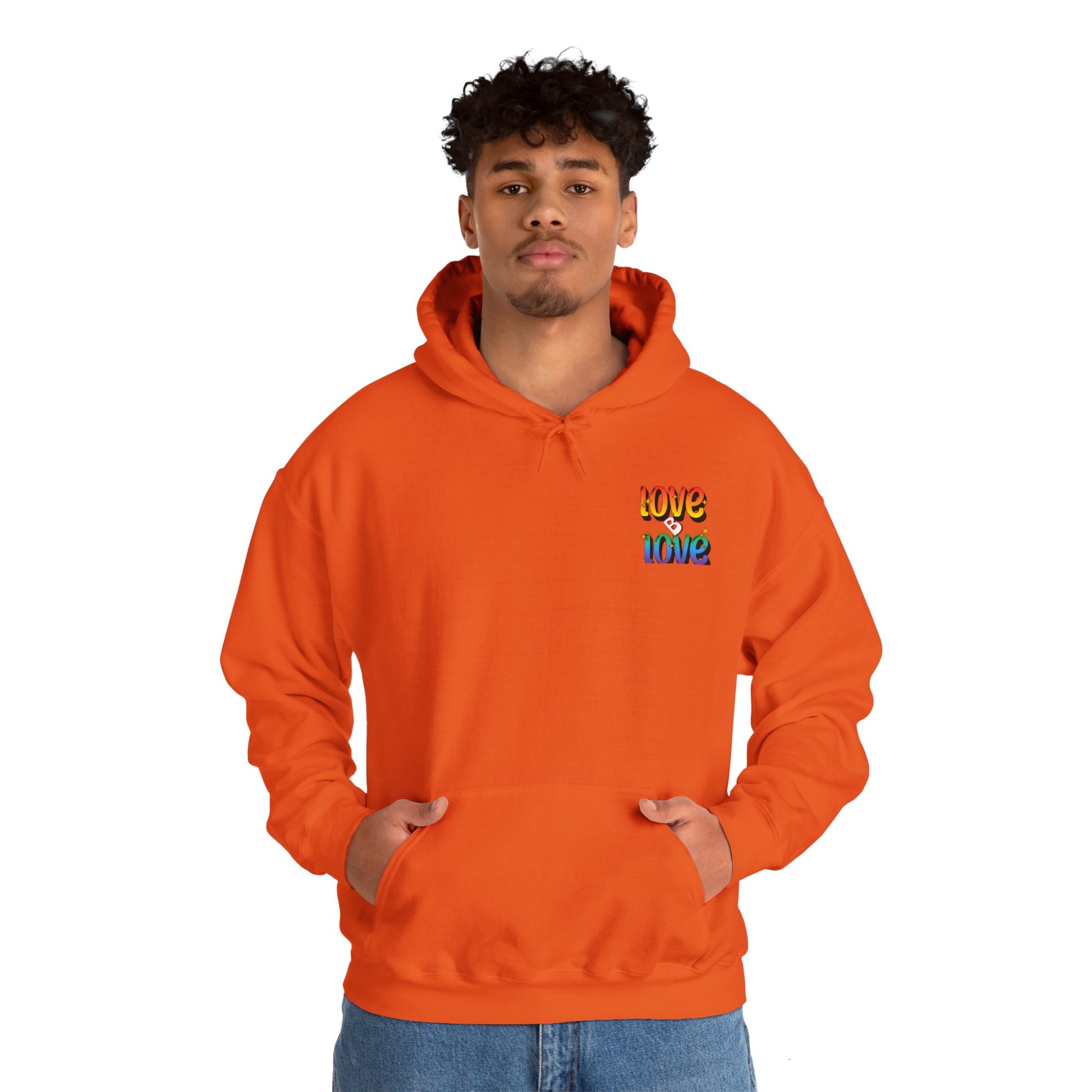 Love B Love  Vibrant colourful Unisex Heavy Hoodies sweatshirt - Zion Legend Fashions