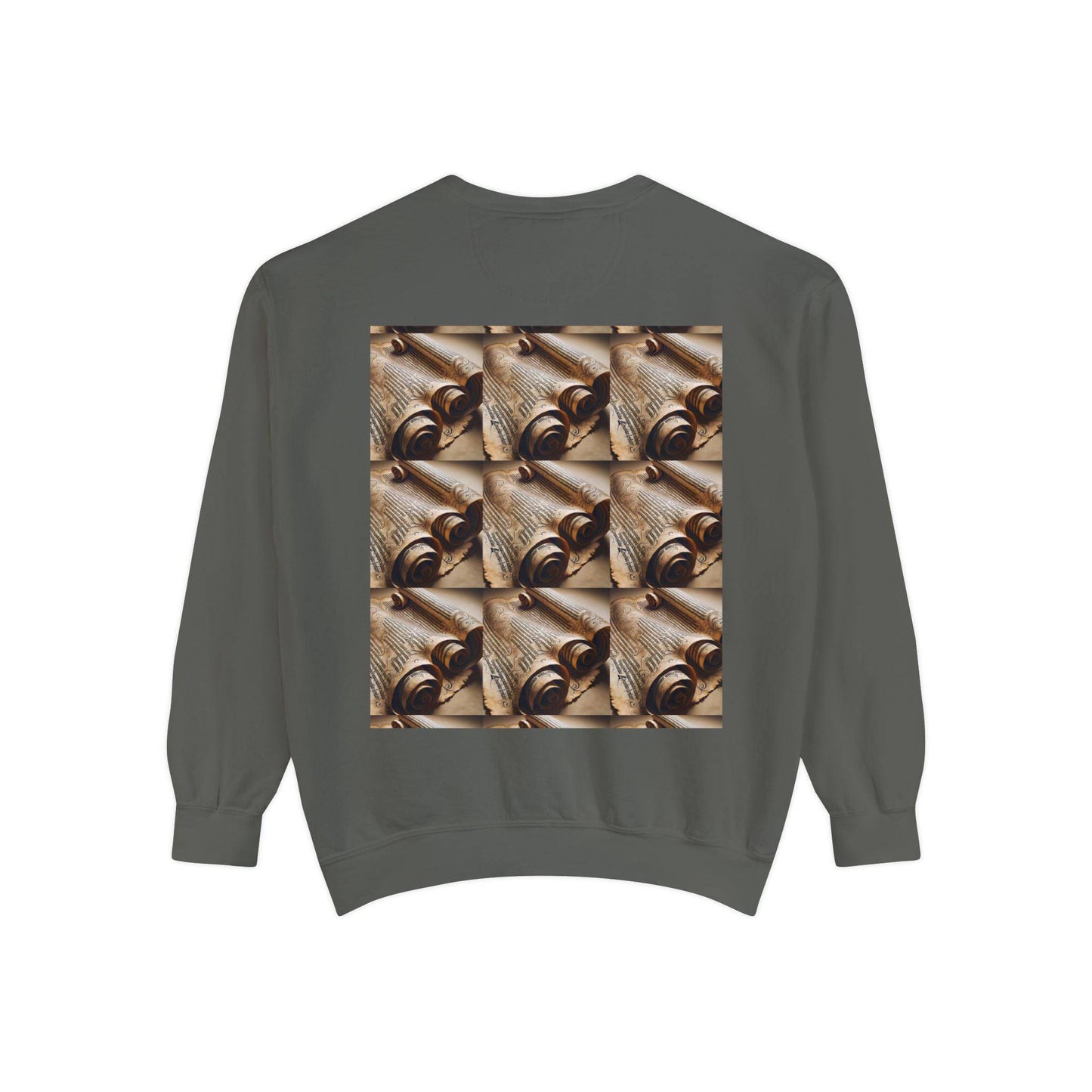 Scroll Unisex Garment-Dyed Sweatshirt - Zion Legend Fashions
