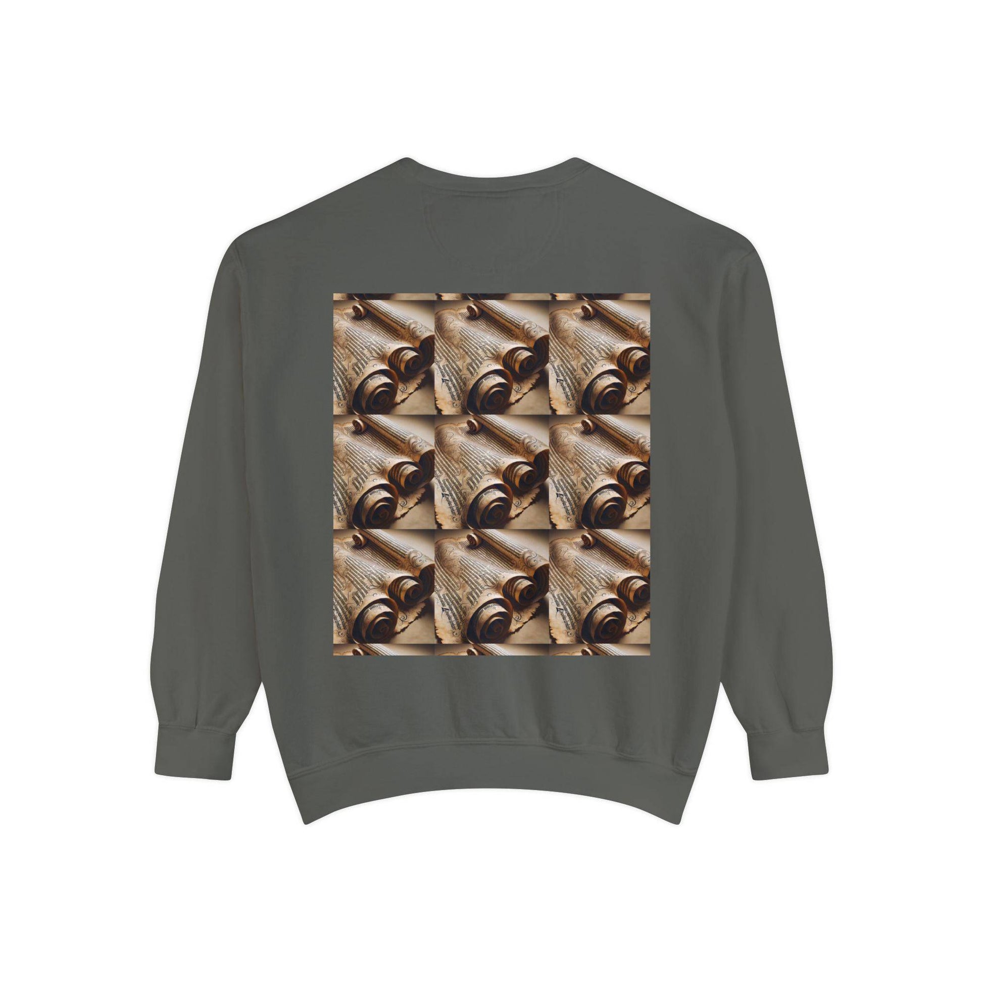 Scroll Unisex Garment-Dyed Sweatshirt - Zion Legend Fashions