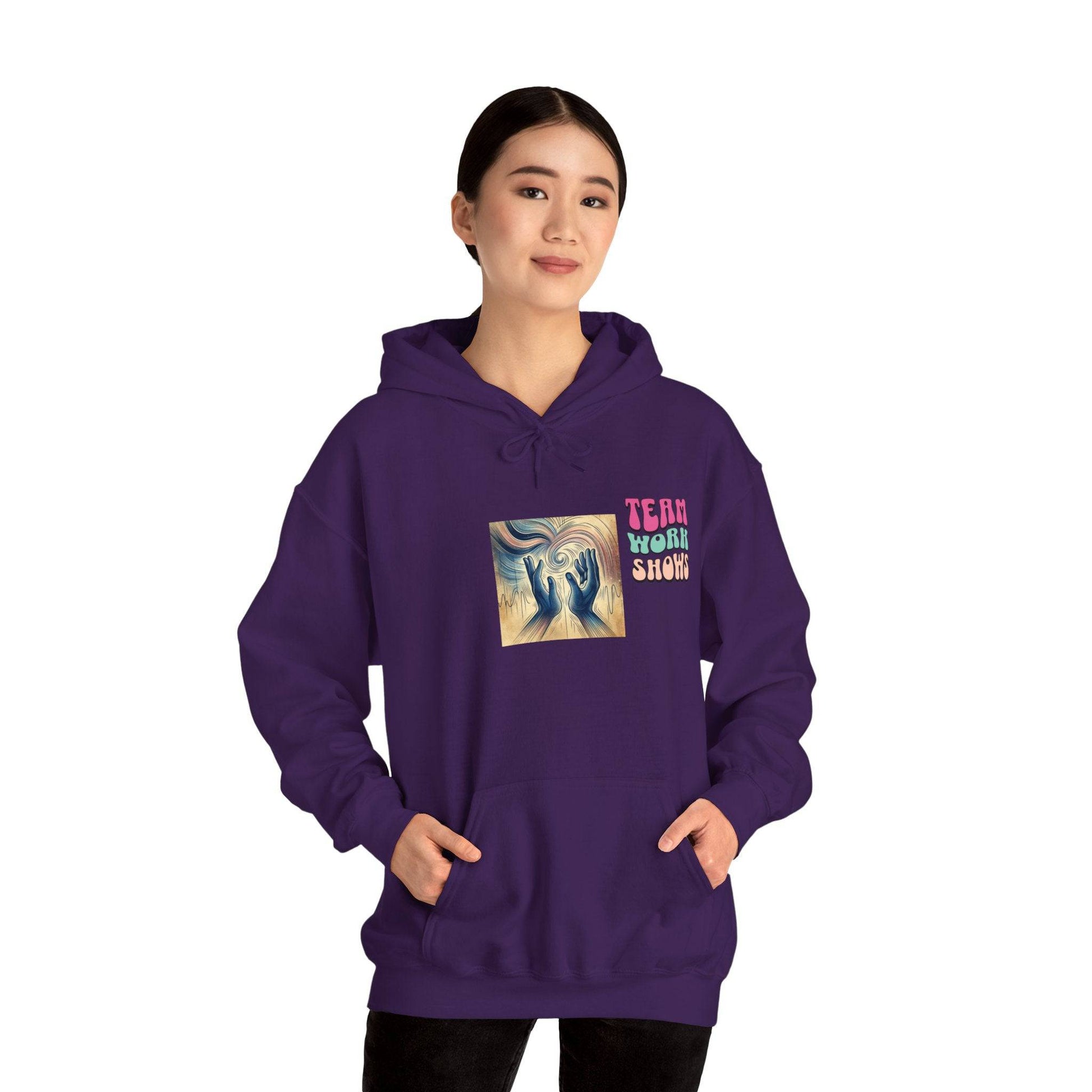 Team Work Unisex Heavy Blend™ Hooded Sweatshirt - Zion Legend Fashions