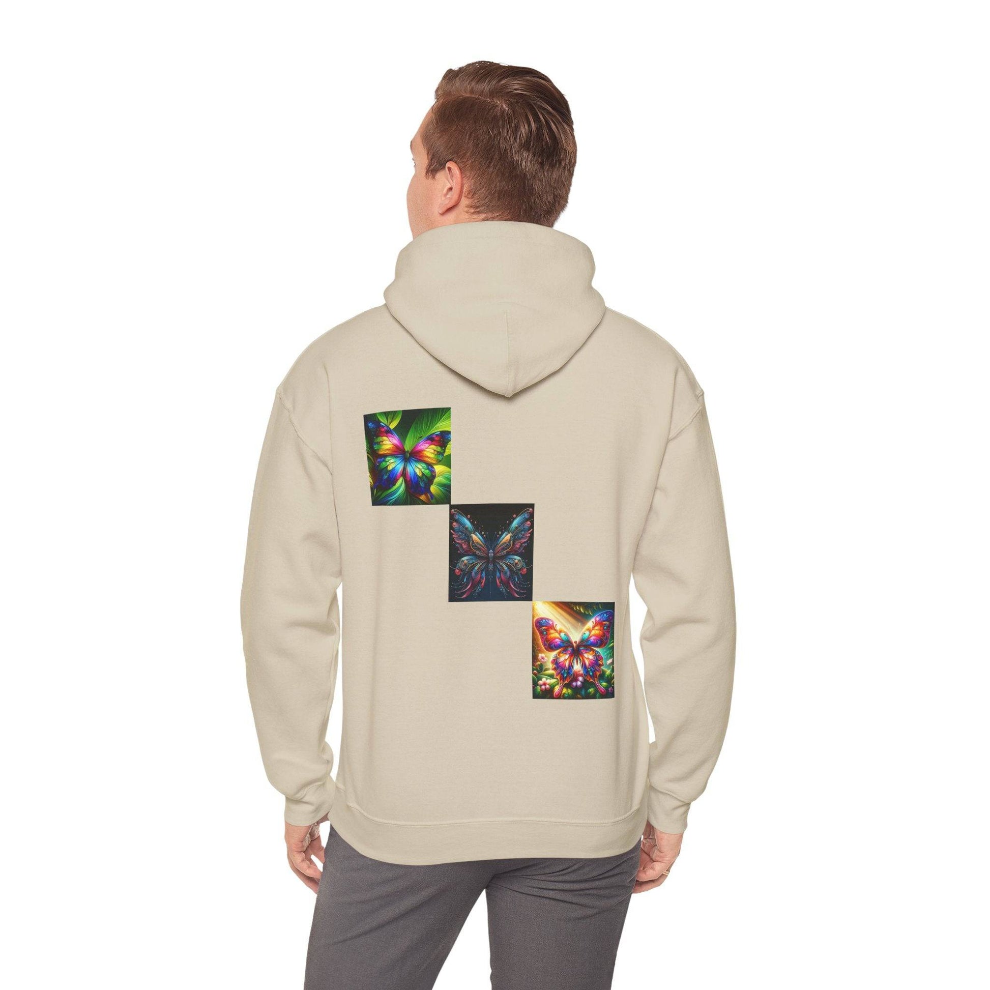Butterflies Unisex Heavy Blend™ Hooded Sweatshirt - Zion Legend Fashions