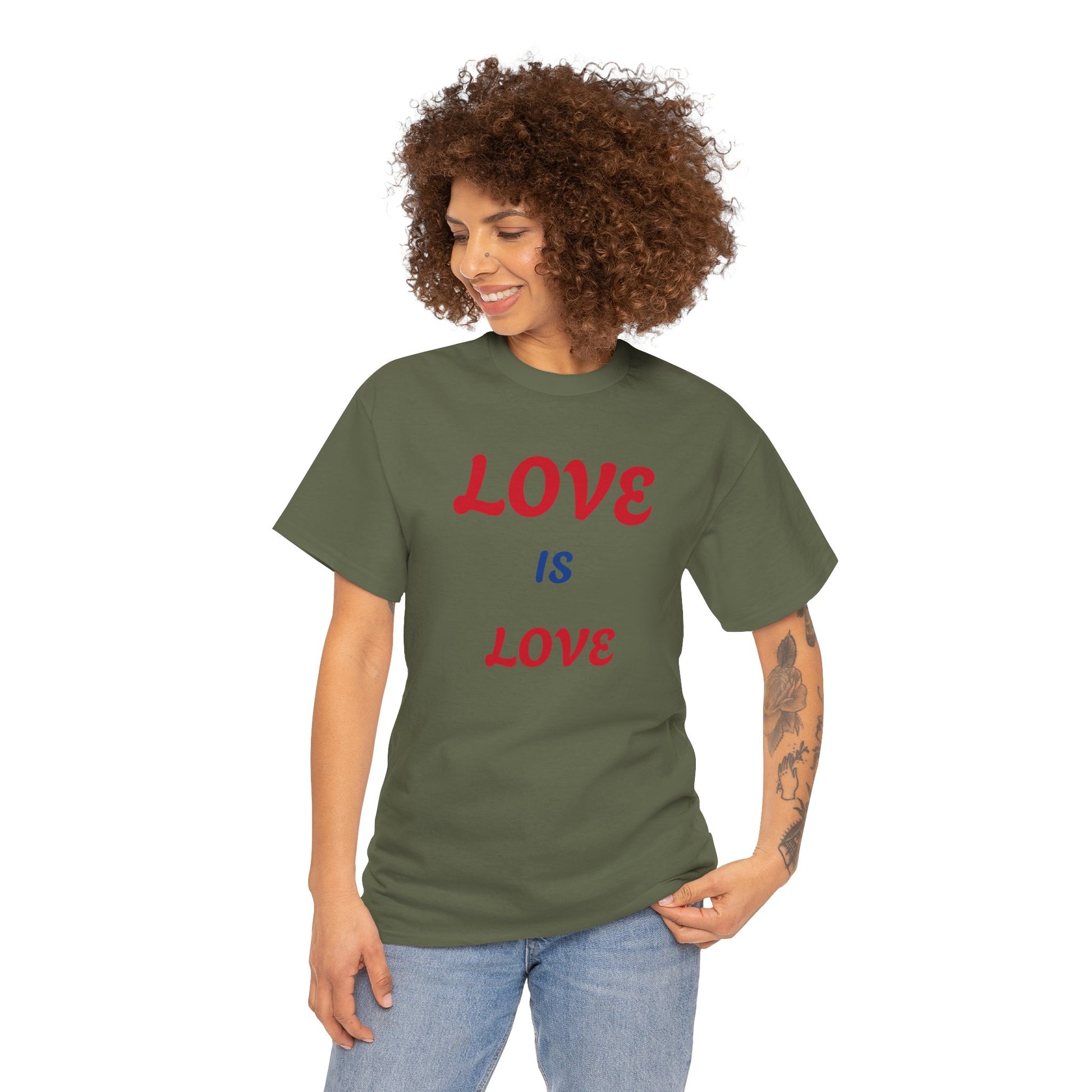 Love is Love  Heavy Cotton Tee - Zion Legend Fashions