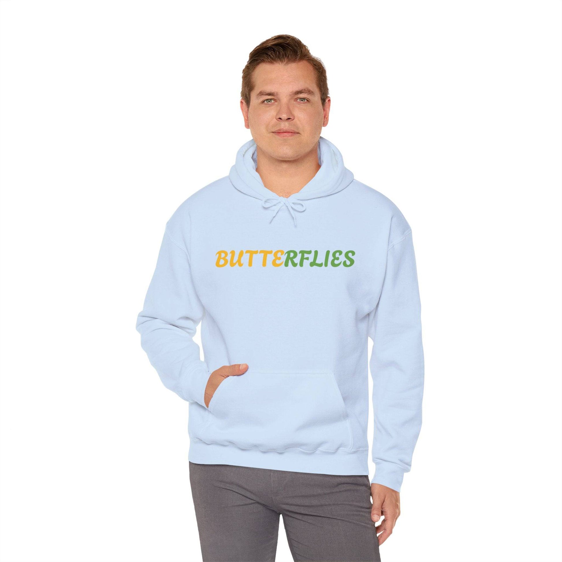 Butterflies Unisex Heavy Blend™ Hooded Sweatshirt - Zion Legend Fashions