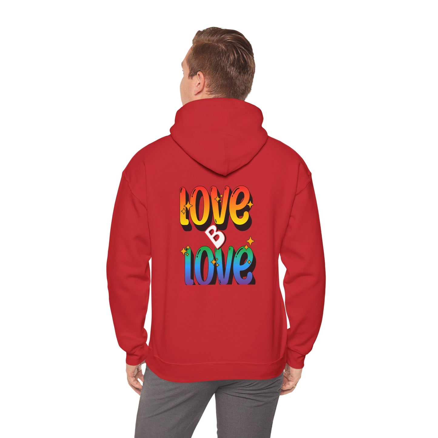 Love B Love  Vibrant colourful Unisex Heavy Hoodies sweatshirt - Zion Legend Fashions