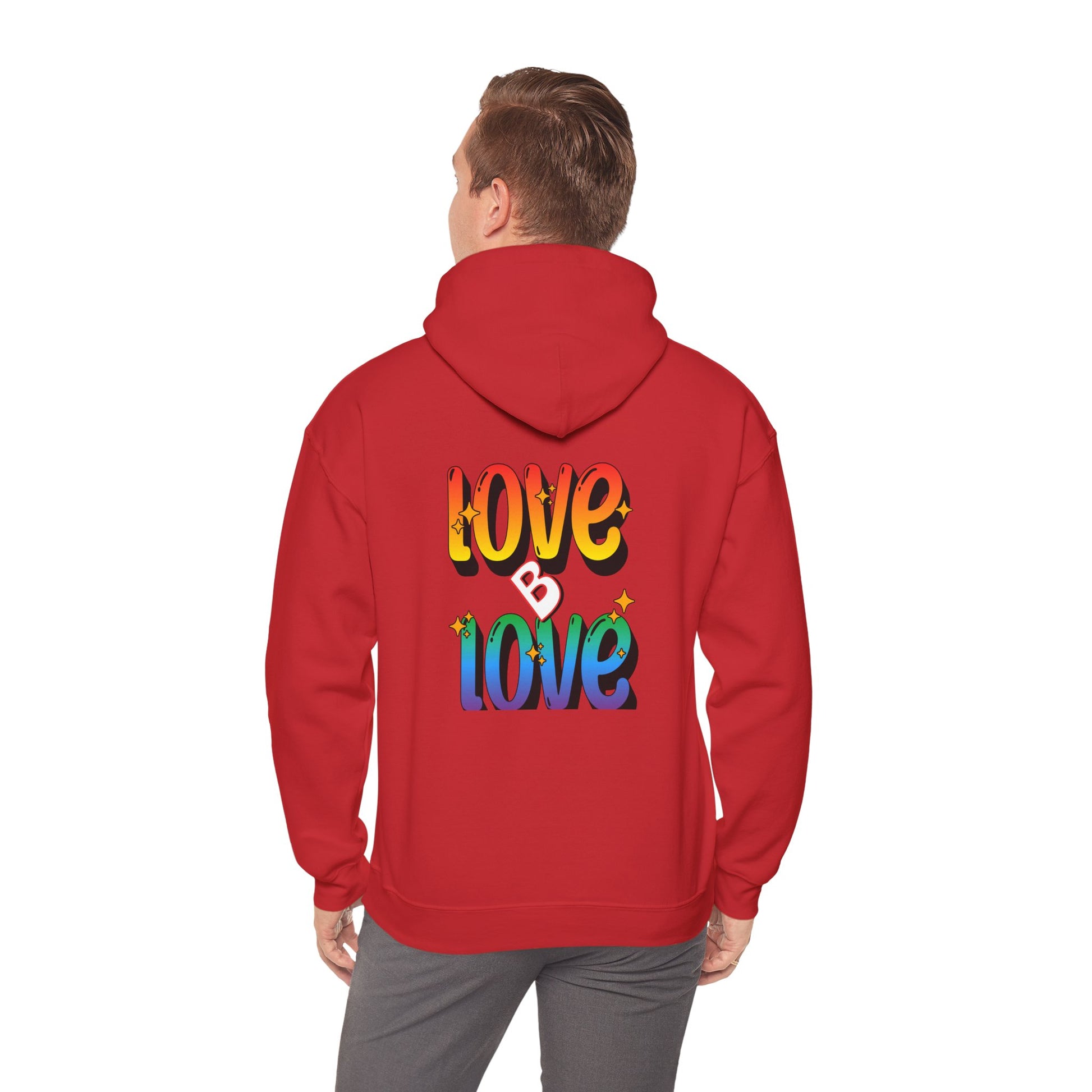 Love B Love  Vibrant colourful Unisex Heavy Hoodies sweatshirt - Zion Legend Fashions