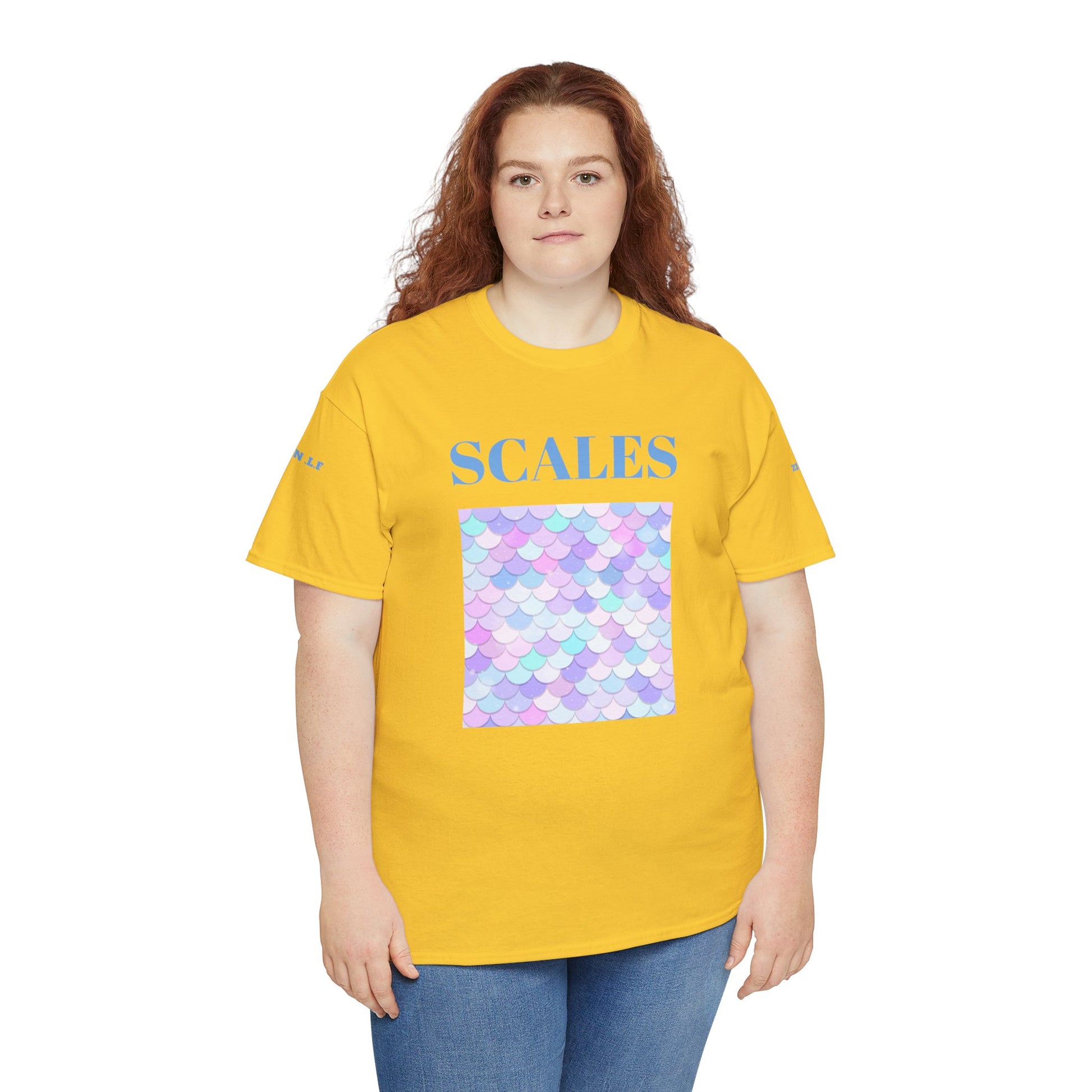 Vivacious Scales Unisex Heavy 100% Cotton Tee - Zion Legend Fashions