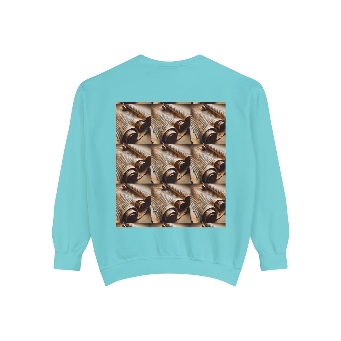 Scroll Unisex Garment-Dyed Sweatshirt - Zion Legend Fashions