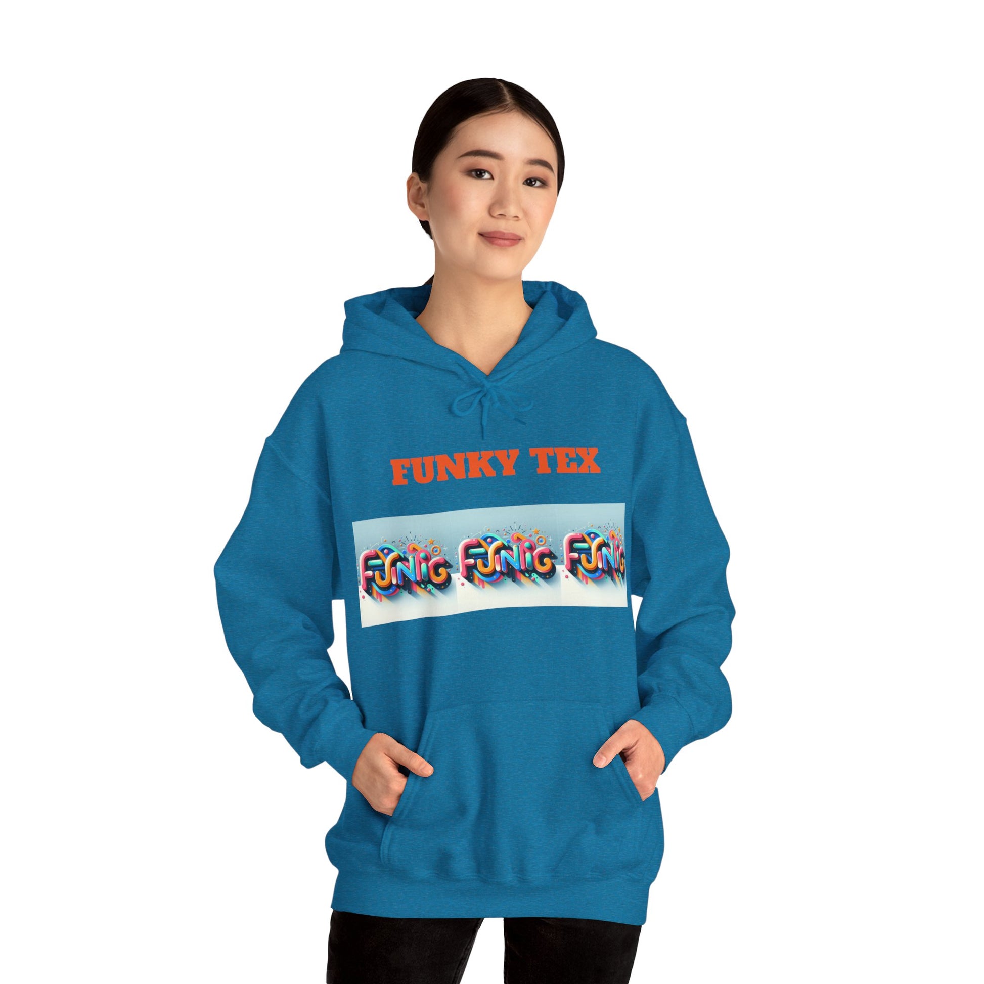 Funky Tex Unisex Heavy Blend™ Hooded Sweatshirt - Zion Legend Fashions