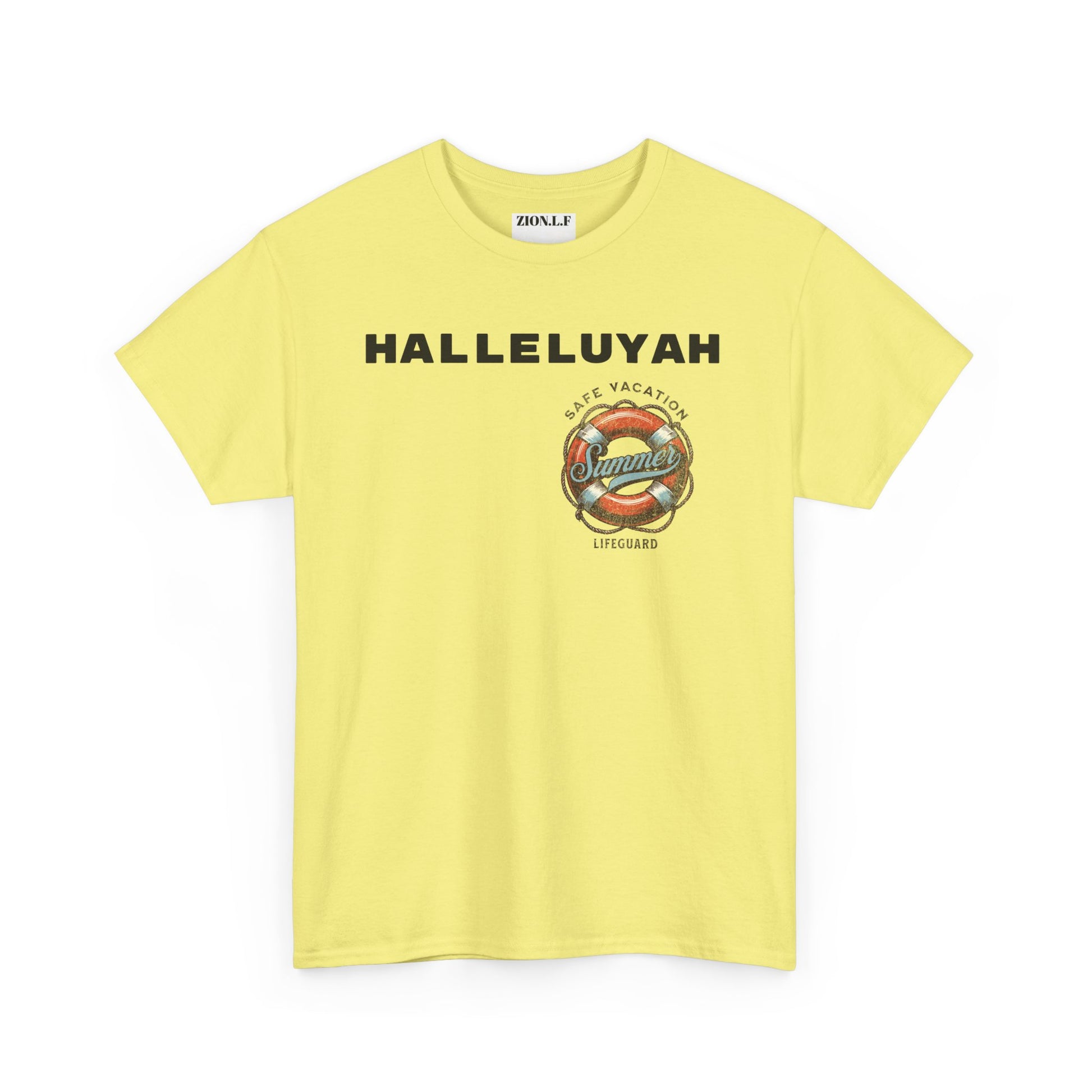 Halleluyah Safe Vacation  Unisex Heavy Cotton Tee Shirt - Zion Legend Fashions