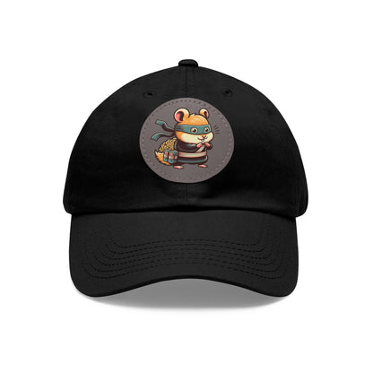 Tricky Mouse Dad Hat with Leather Patch (Round)  -  Available USA Only - Zion Legend Fashions
