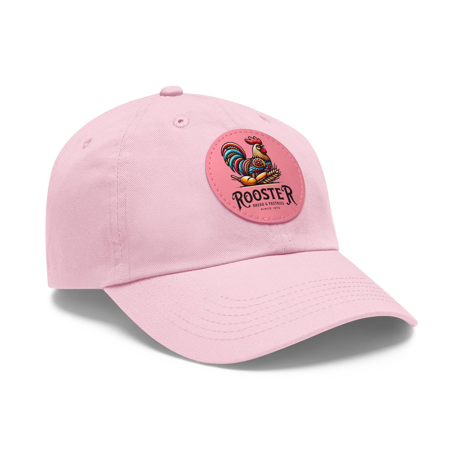 Rooster Dad Hat with Leather Patch (Round)  -  Available USA Only - Zion Legend Fashions