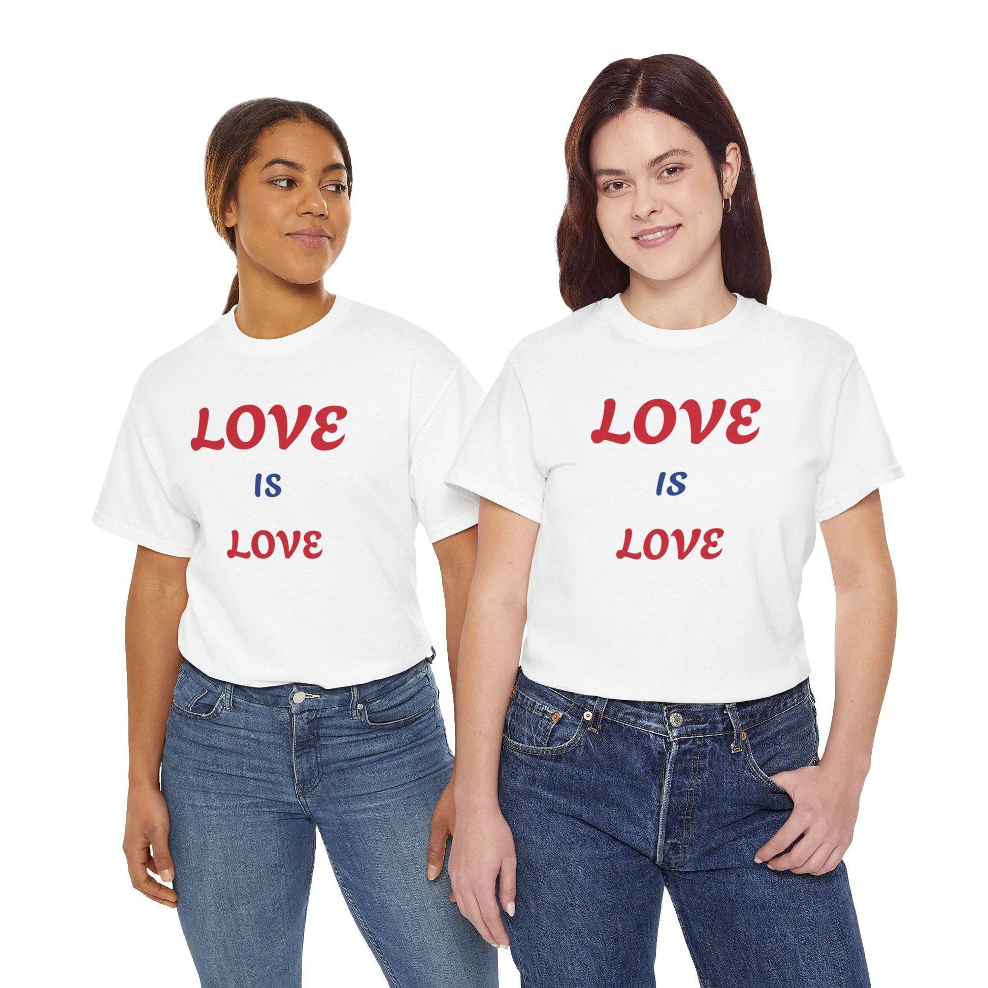 Love is Love  Heavy Cotton Tee - Zion Legend Fashions