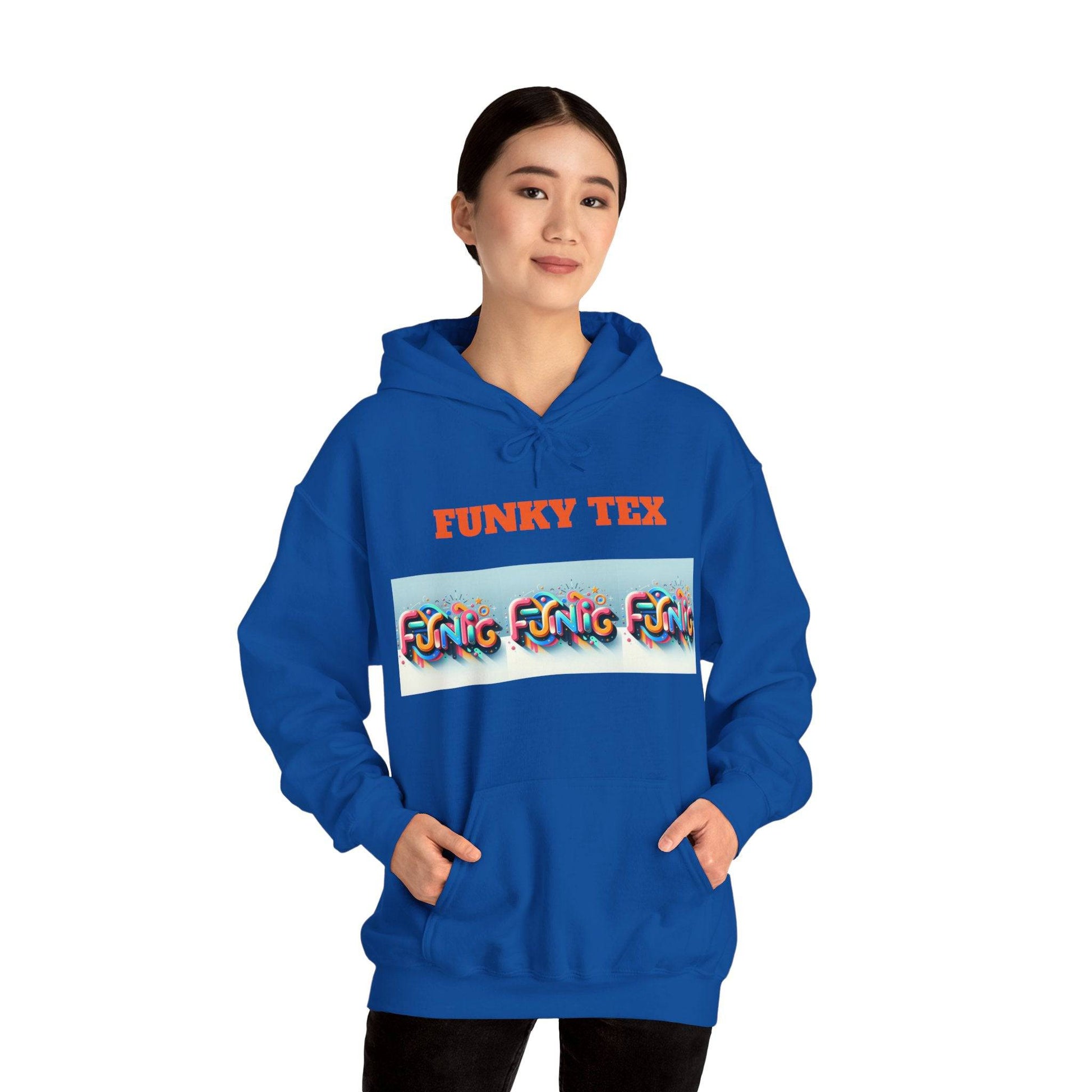 Funky Tex Unisex Heavy Blend™ Hooded Sweatshirt - Zion Legend Fashions