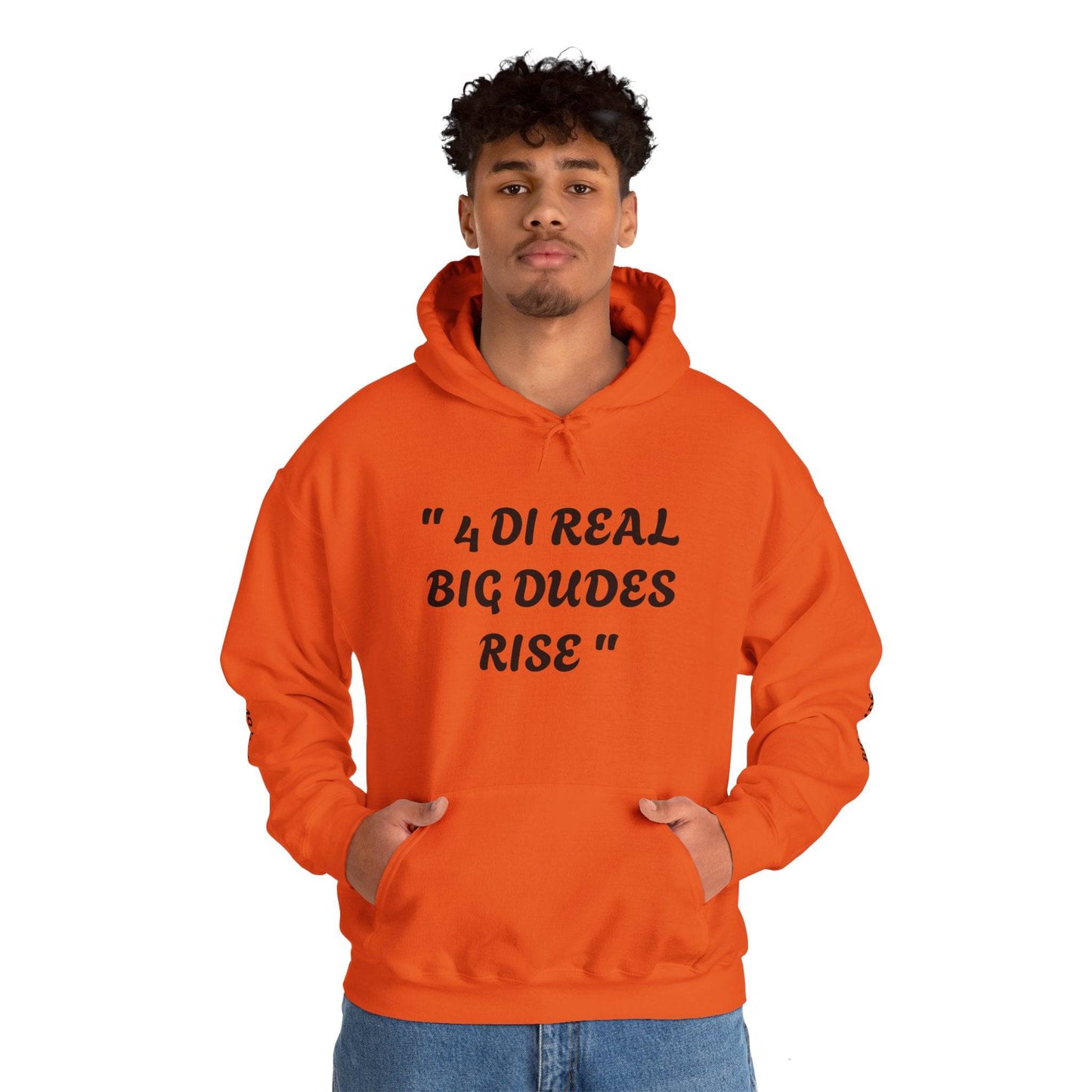 4 Di Real Big Dudes Rise Unisex Heavy Blend™ Hooded Sweatshirt - Zion Legend Fashions
