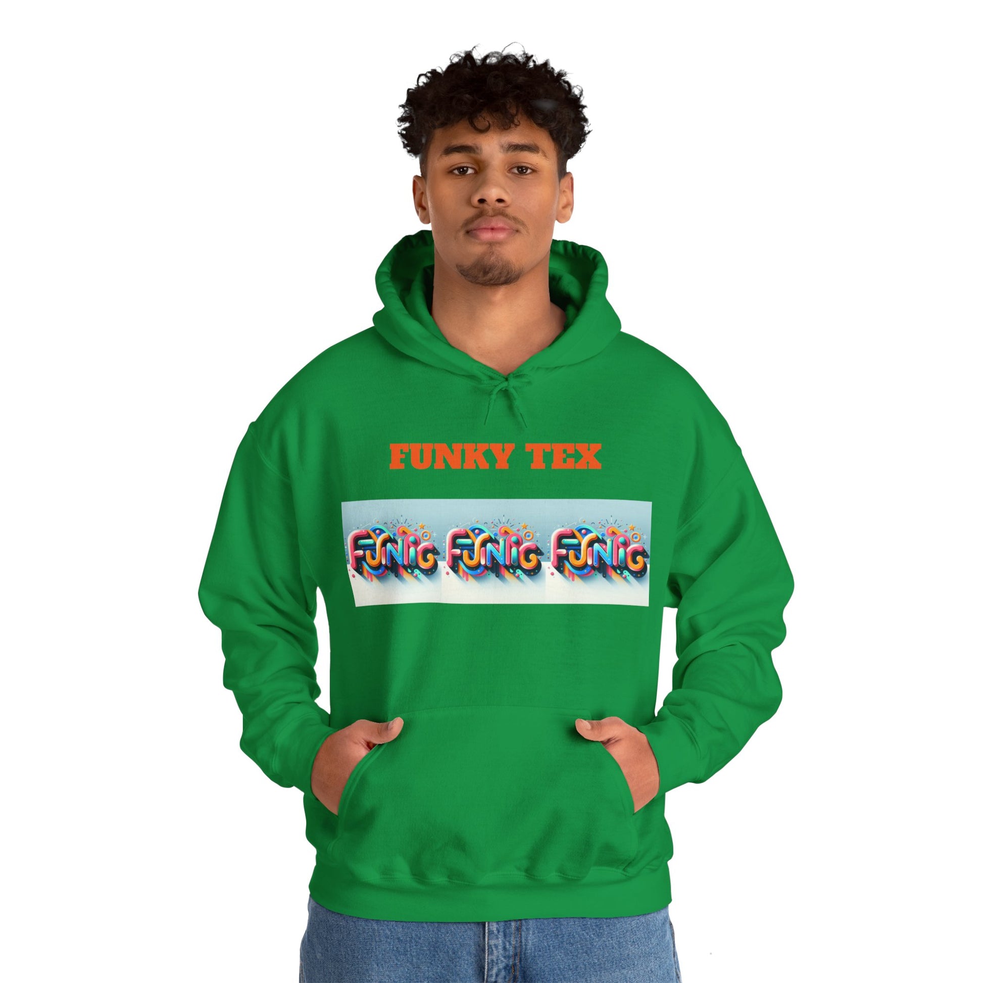 Funky Tex Unisex Heavy Blend™ Hooded Sweatshirt - Zion Legend Fashions
