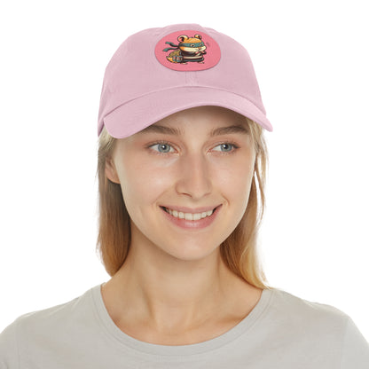 Tricky Mouse Dad Hat with Leather Patch (Round)  -  Available USA Only - Zion Legend Fashions