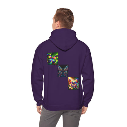 Butterflies Unisex Heavy Blend™ Hooded Sweatshirt - Zion Legend Fashions