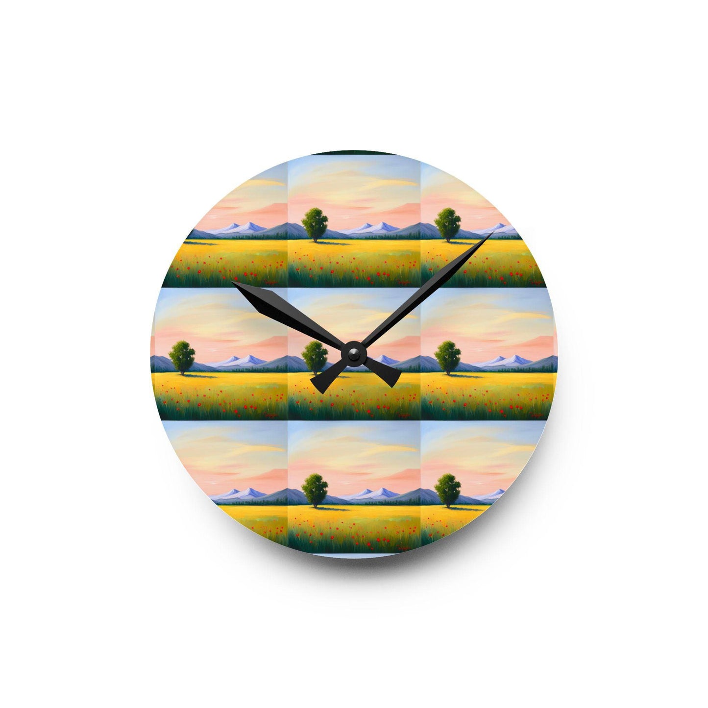 Serene Design Acrylic Wall Clock - Zion Legend Fashions