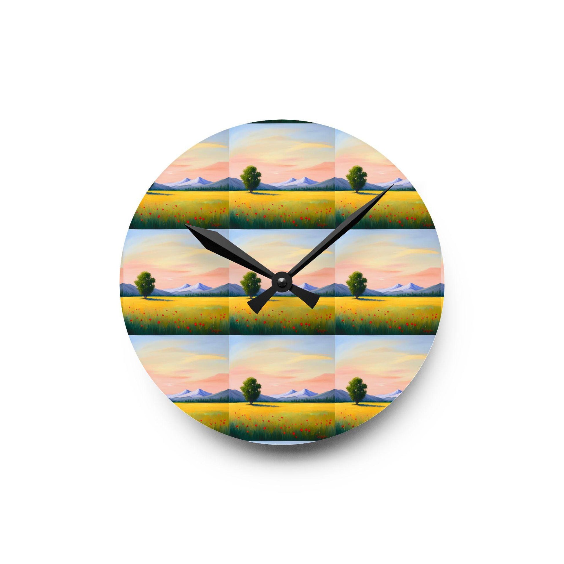 Serene Design Acrylic Wall Clock - Zion Legend Fashions